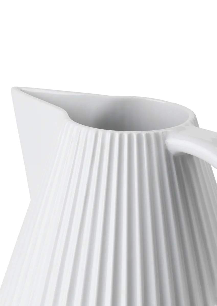 Lyngby Porcelæn Vaser Tura Kandevase i Hvid, 27,5, 2