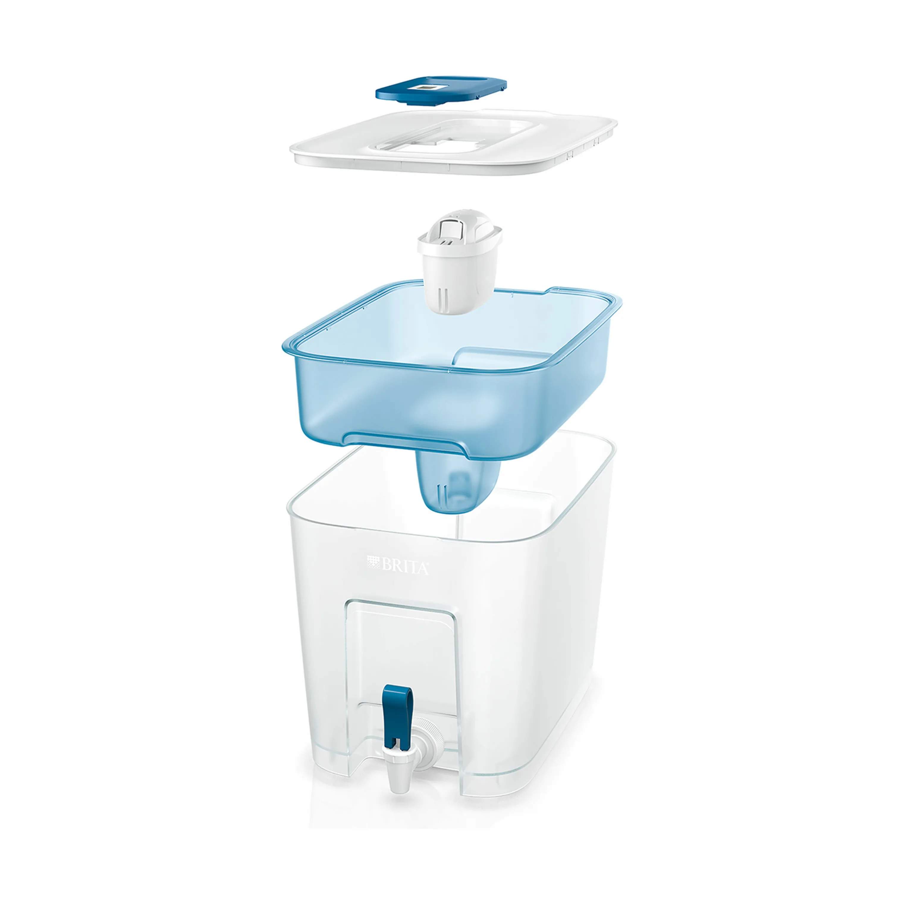 Brita Øvrigt køkkengrej Flow Vandfilterbeholder i Plast/blå, 4