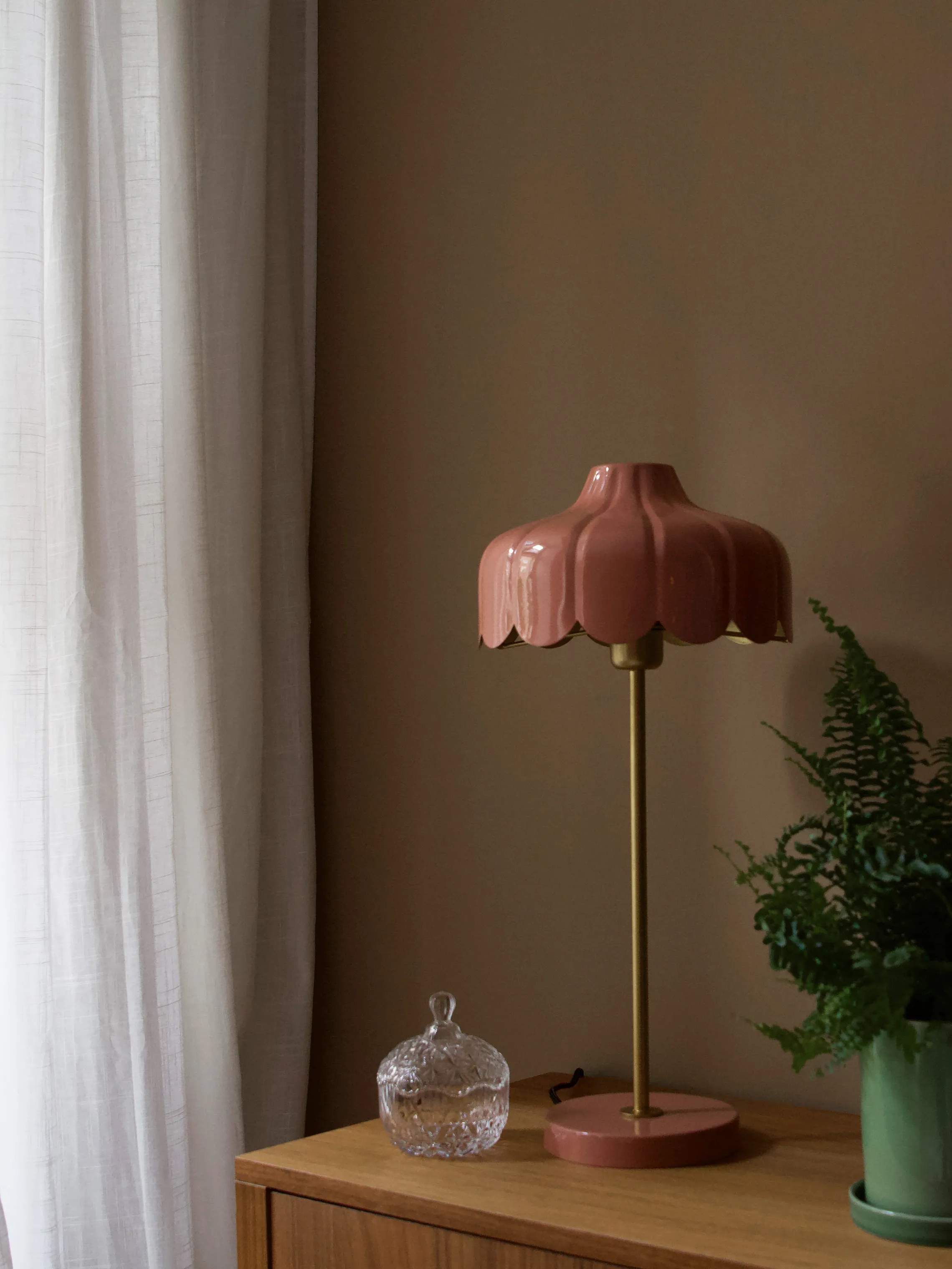 PR Home Bordlamper Wells Bordlampe i Lyserød 2, 2