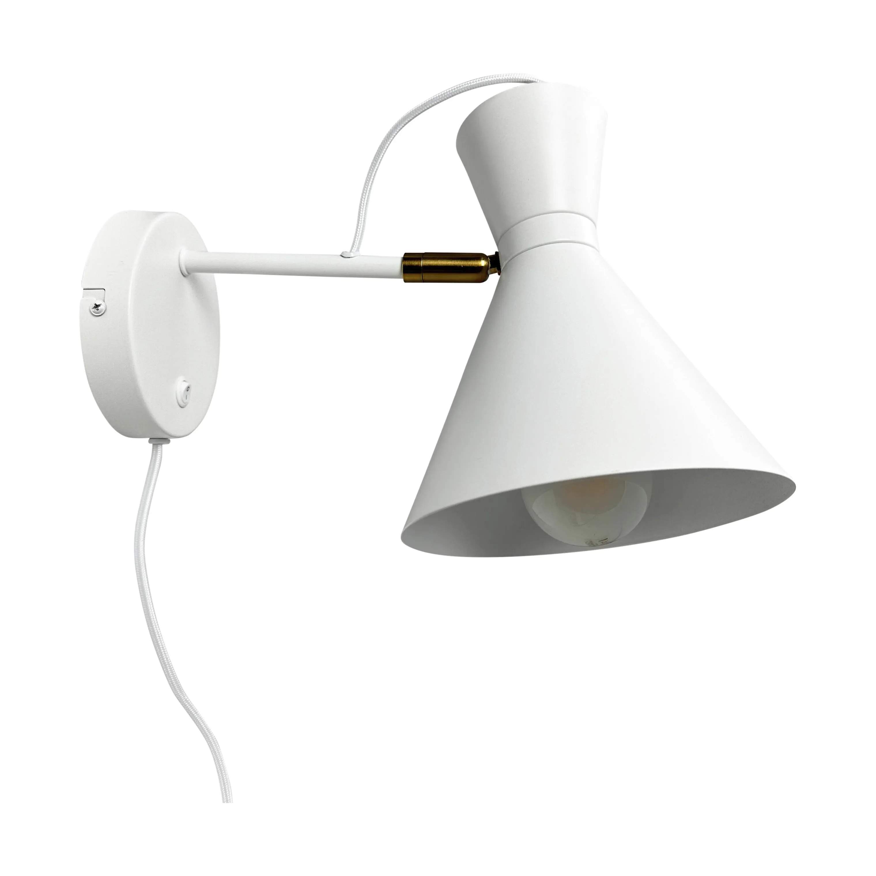 Dyberg Larsen Væglamper Cindy Væglampe i Hvid, 1