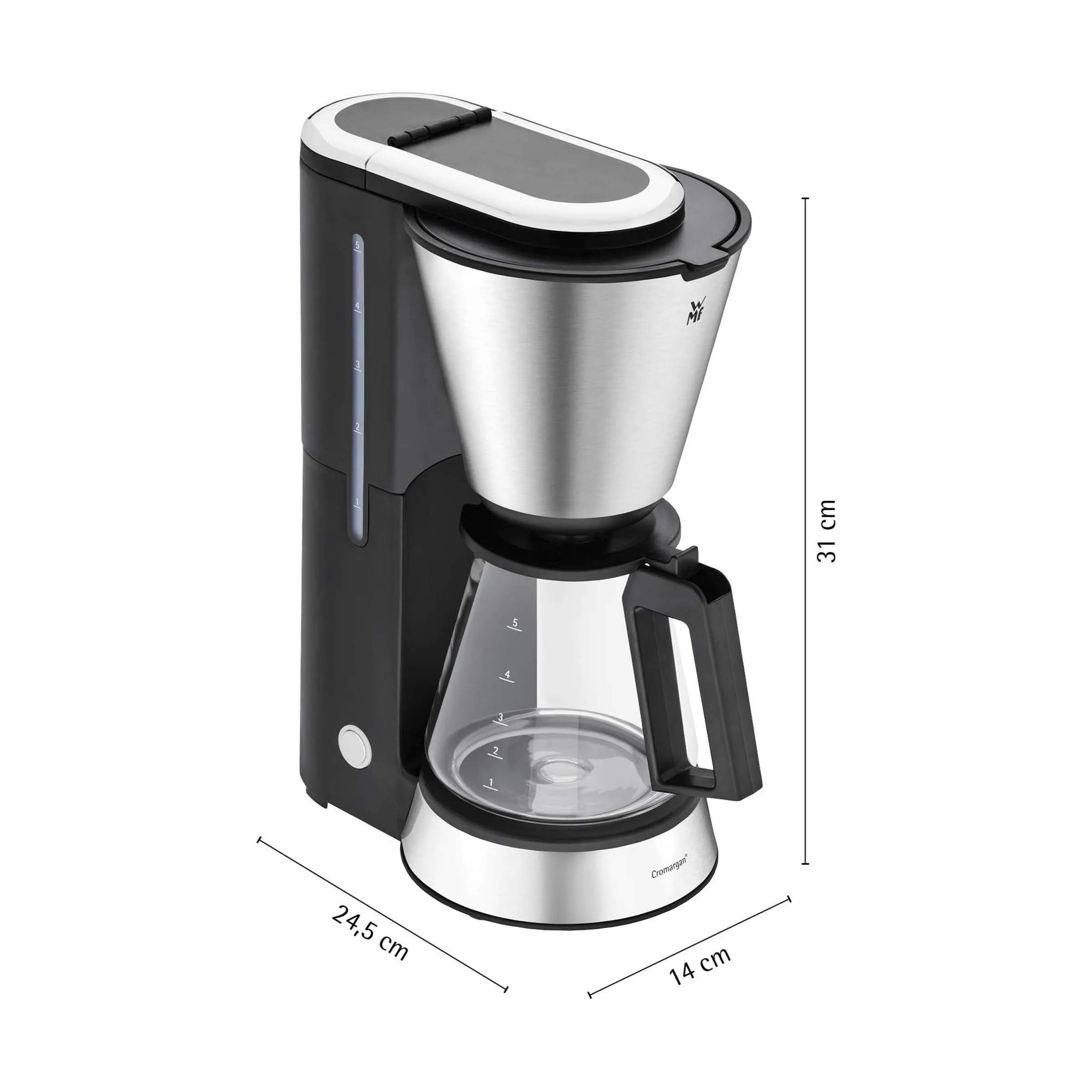 WMF Kaffemaskiner KitchenMinis Kaffemaskine i Sølvfarvet, 4