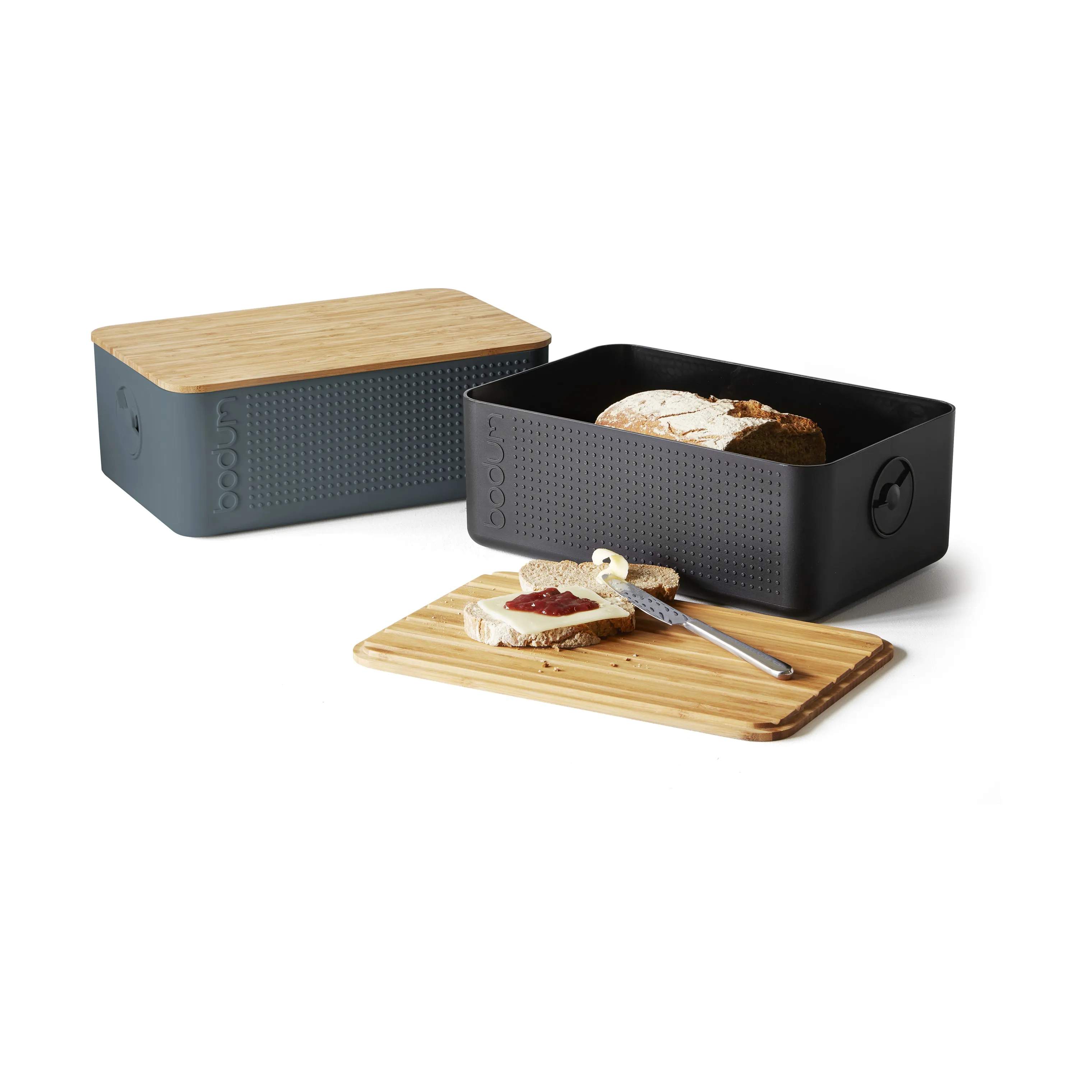 Bodum Brødkasser Bistro Brødboks i Sort, 36 cm, 4