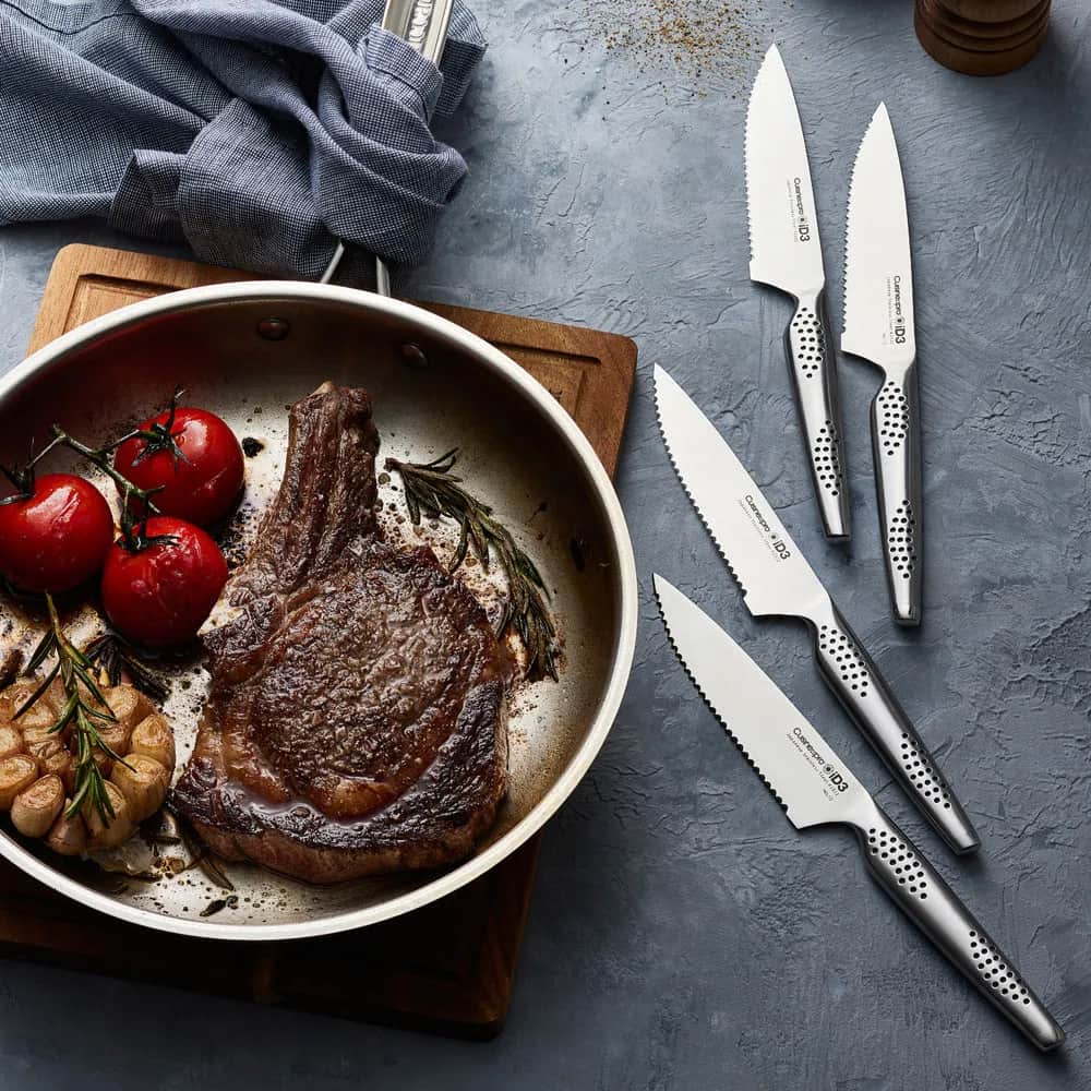 THE CUSTOM CHEF™ Steakknive Cuisine::pro®
iD3® Cuisine::pro iD3® Steakkniv - 4 stk. i Sølvfarvet, 5