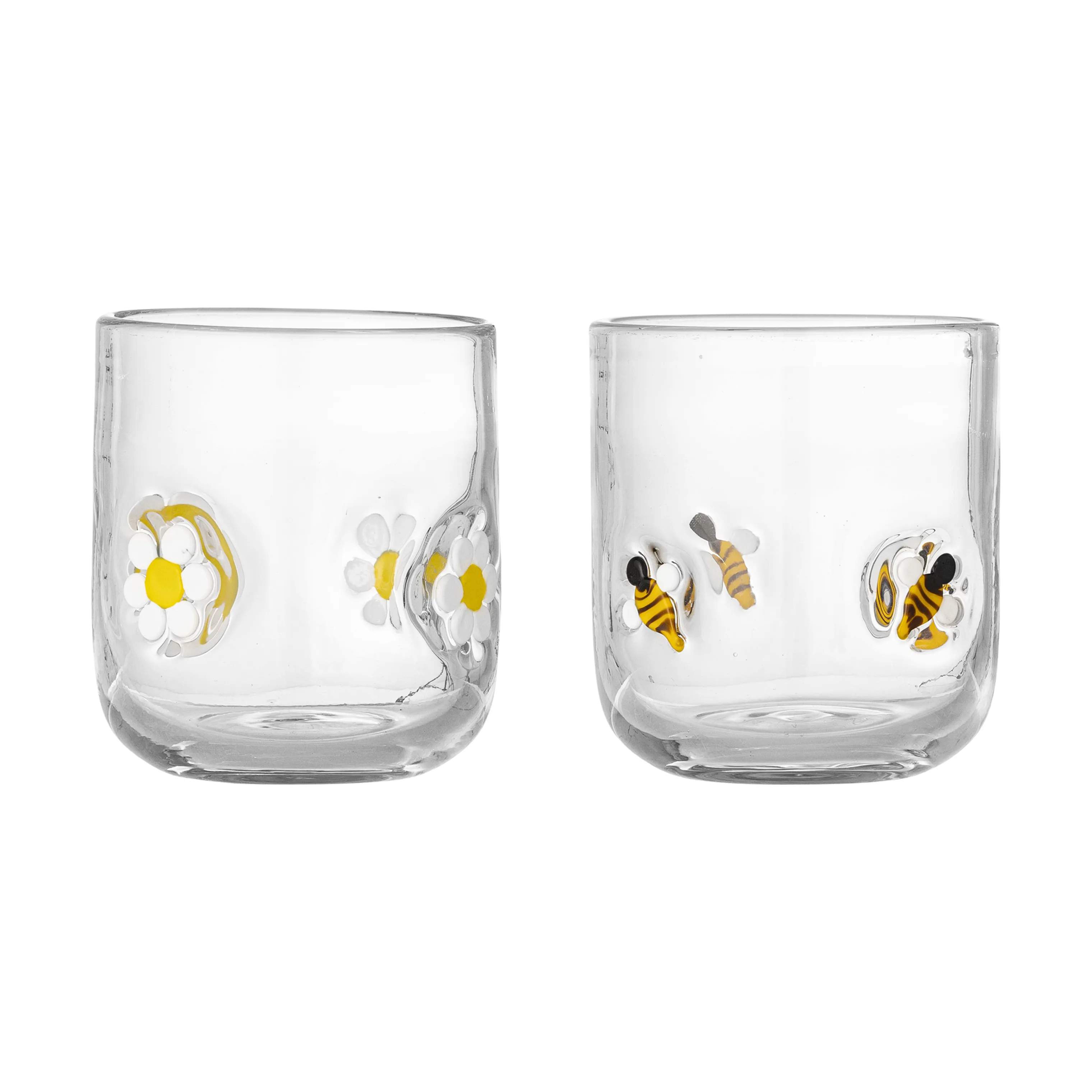 Bloomingville Vandglas Buzz Drikkeglas - 2 stk. i Klar, 1