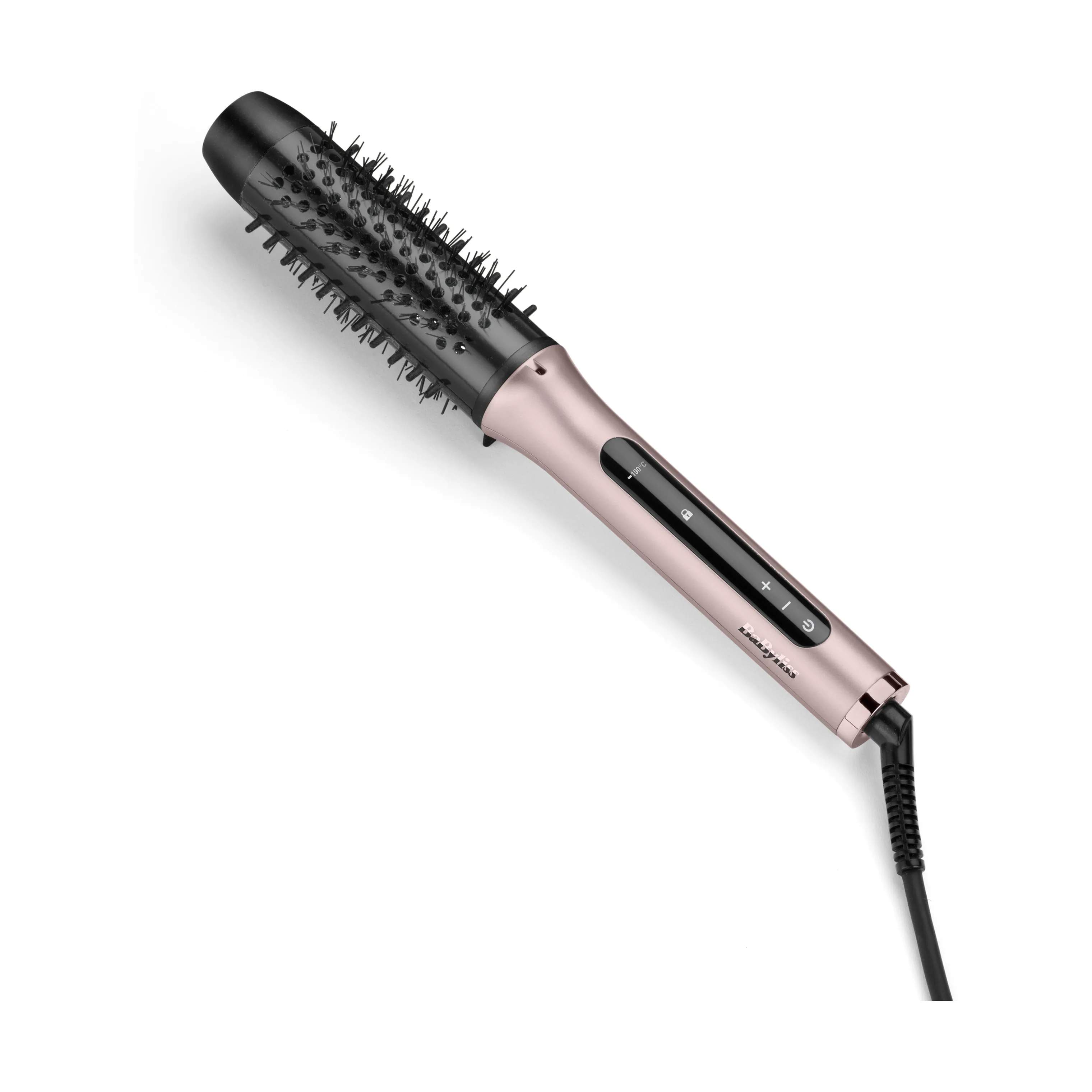 BaByliss Krøllejern Volume Boost Hot Brush i Lyserød, 1