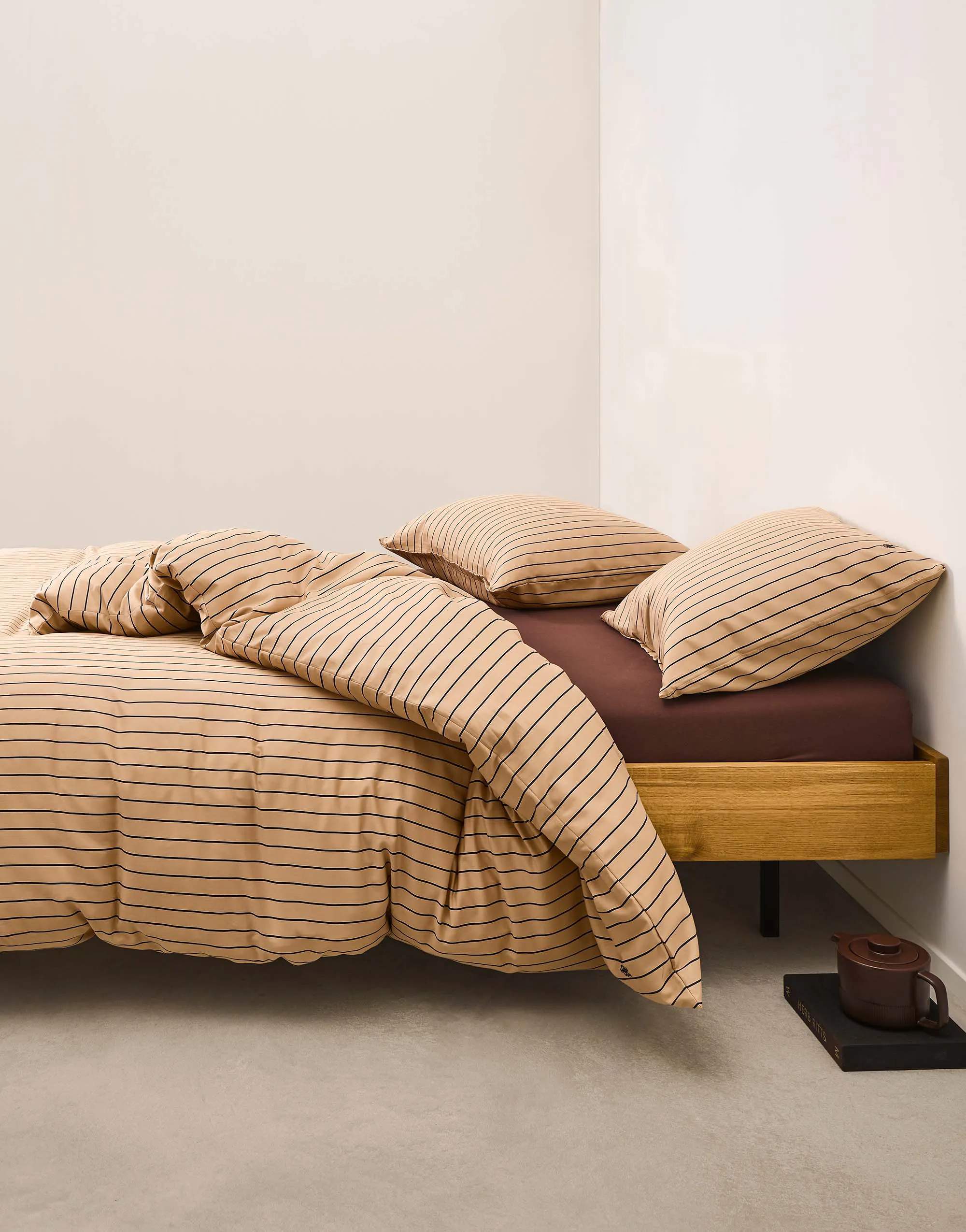 Marc O'Polo Sengetøj Mulji Sengetøj i Warm Beige, B140 x L220 cm, 2