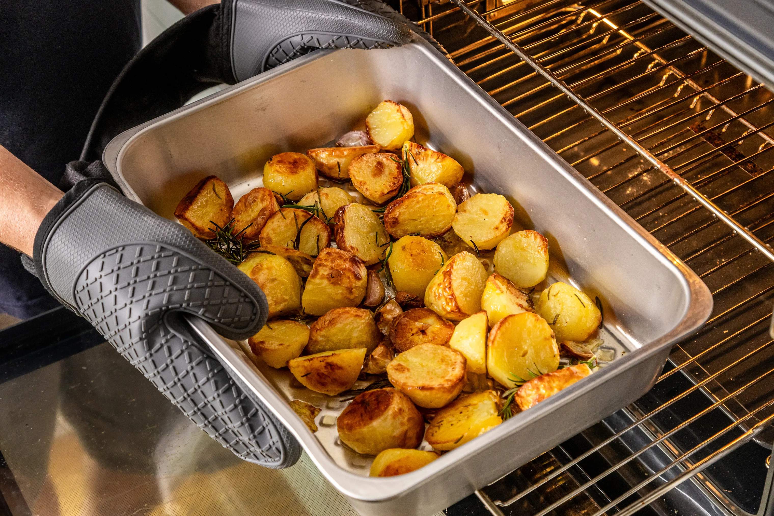 MasterClass Bradepander Gourmet Recycled Bradepande i Sølv, 3
