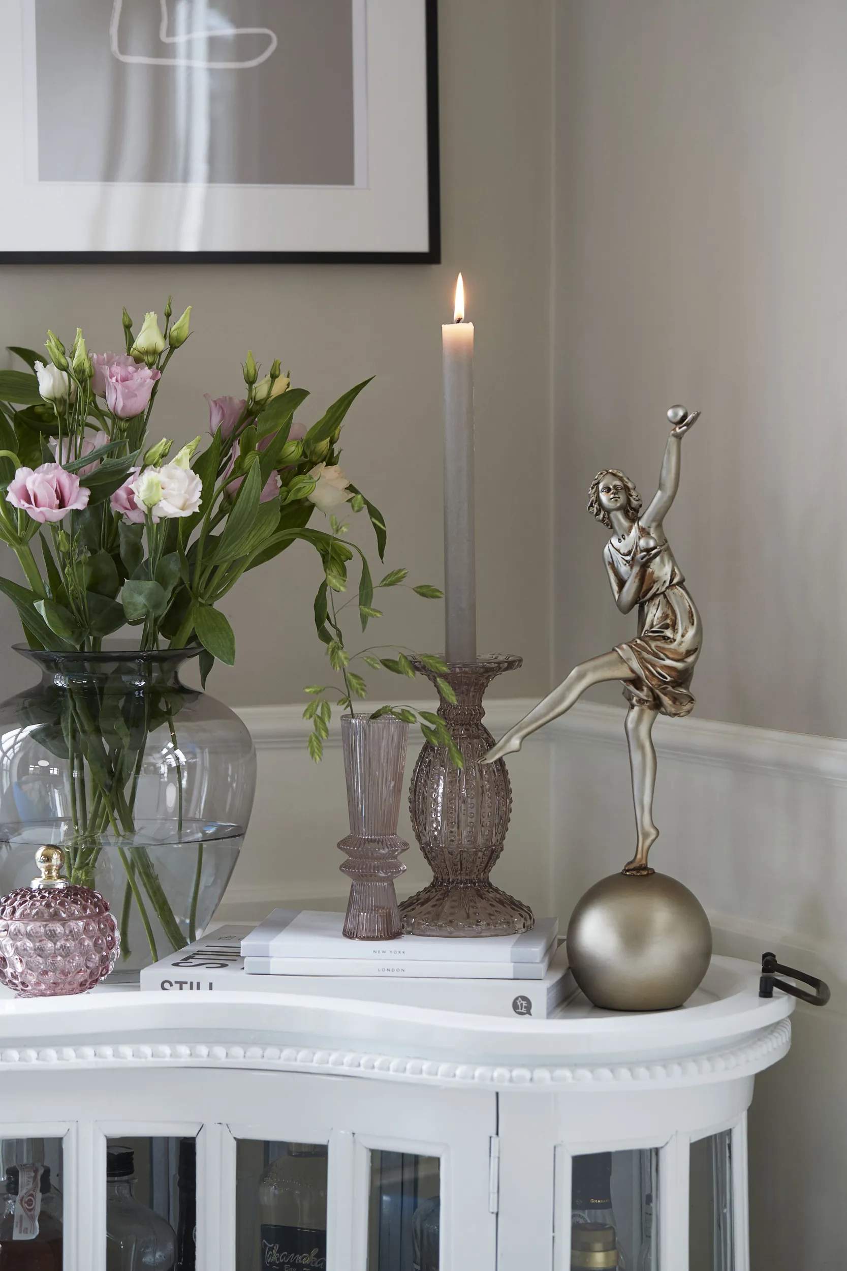 Lene Bjerre Småopbevaring Miya Krukke m. Låg i rosa, 3