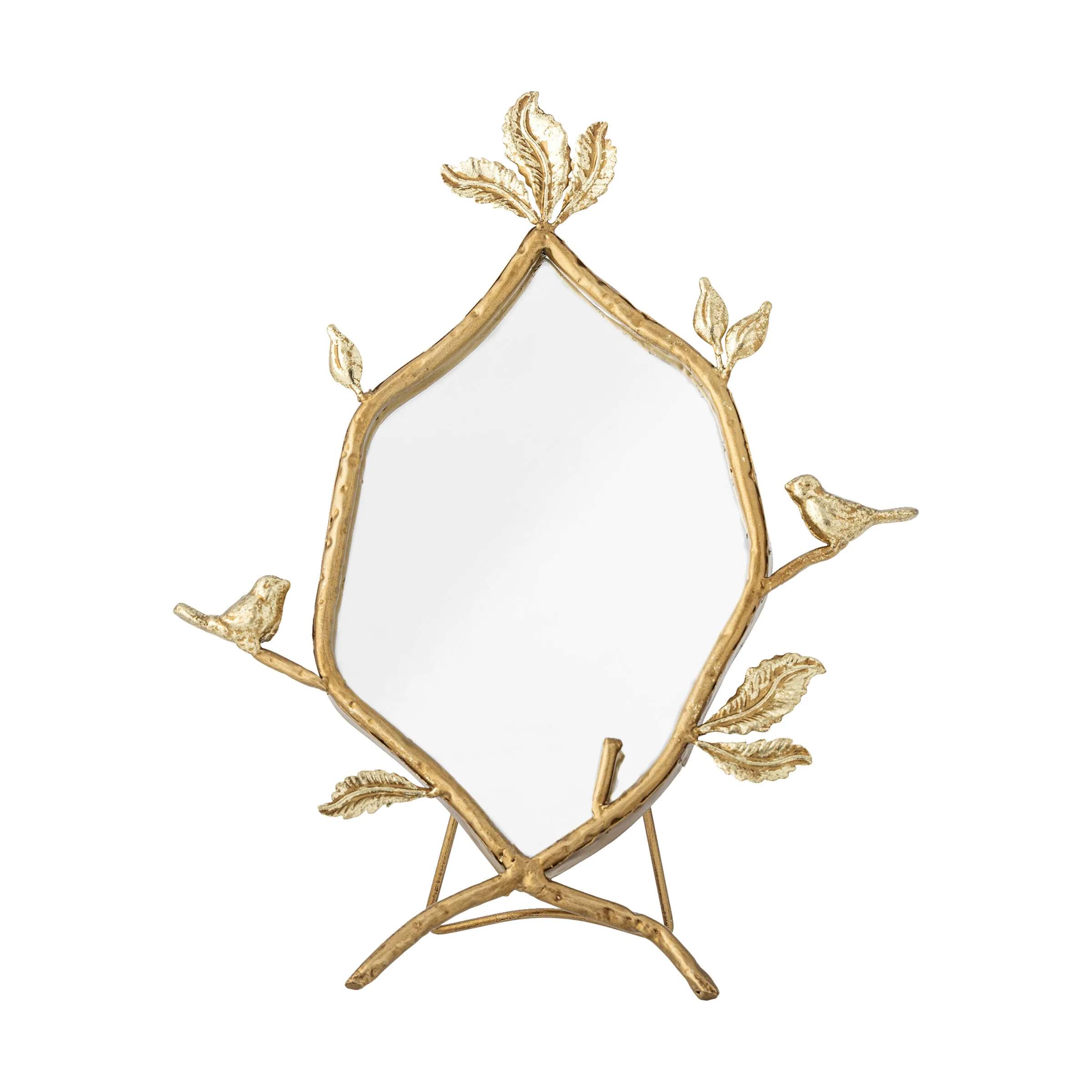 Creative Collection Makeupspejle Avila Bordspejl i Guldfarvet, 1