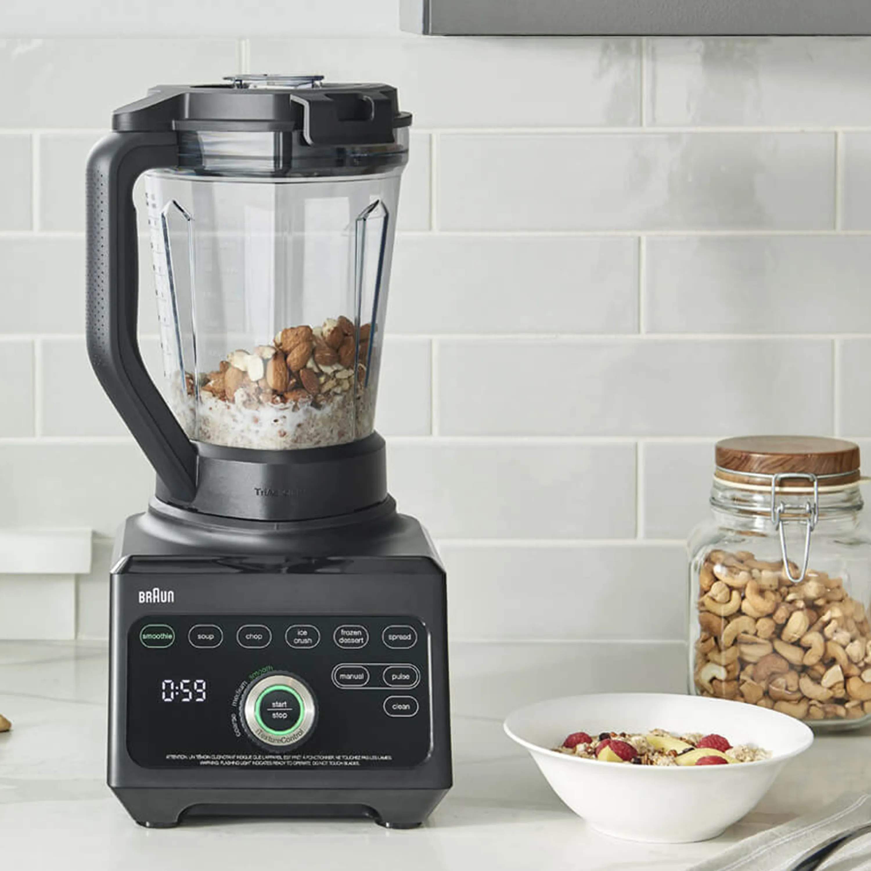 Braun Blendere Power Blend 9 Blender JB9040BK i Sort, 6