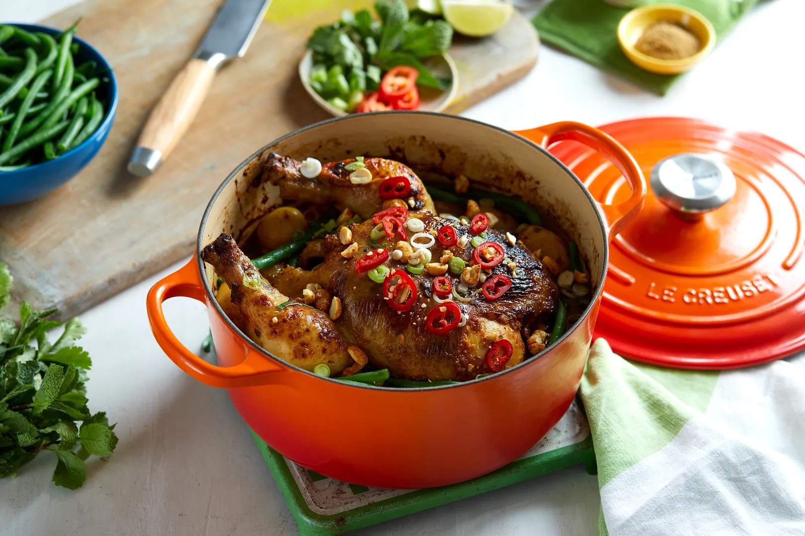 Le Creuset Gryder Signature Gryde i Volcanic, 5.3 L, 3