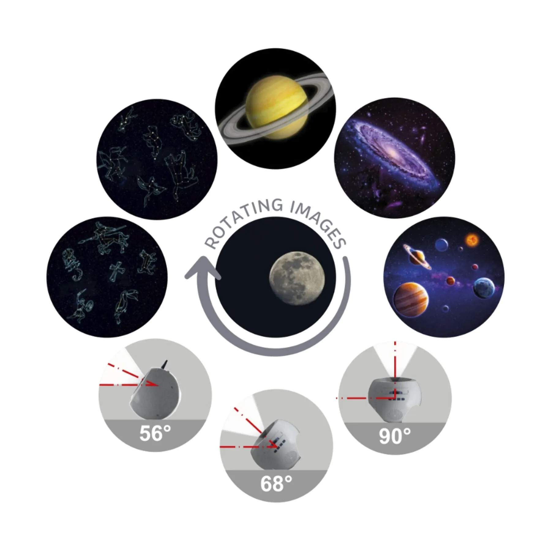 Kidywolf Øvrigt interiør Projektor - Space i Space, 7