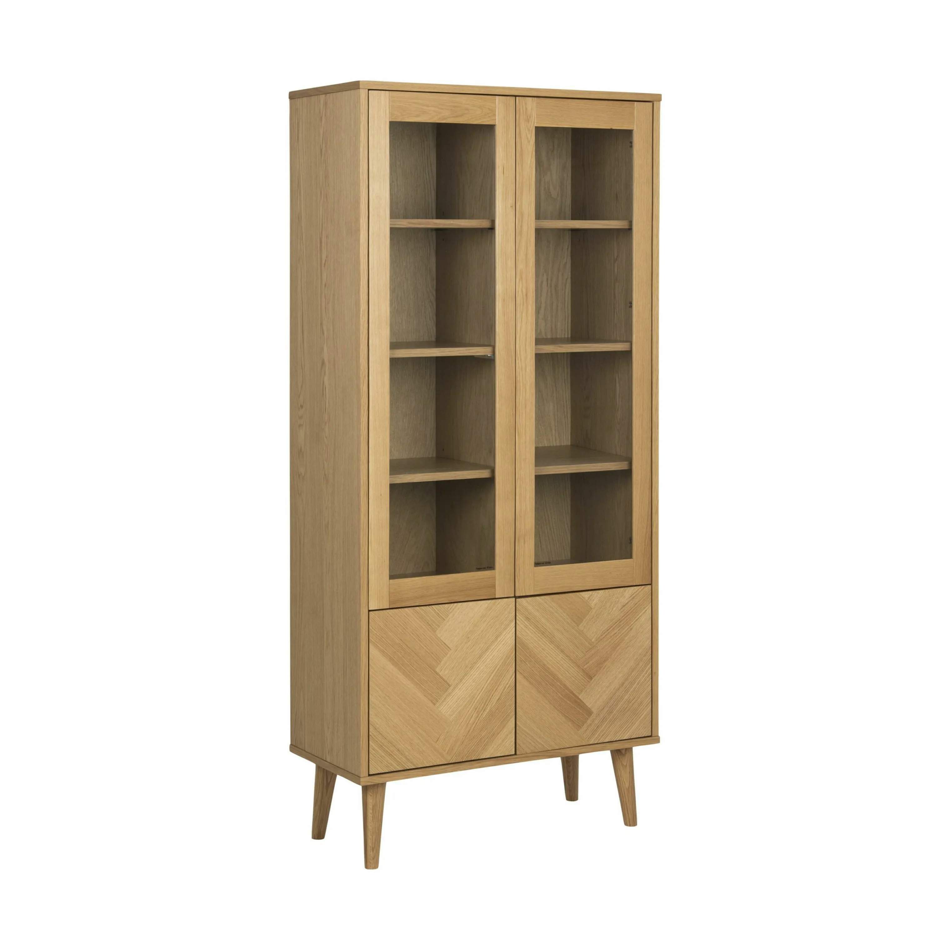 CASA Living Reoler og tilbehør Nagano Vitrine i Eg, 4