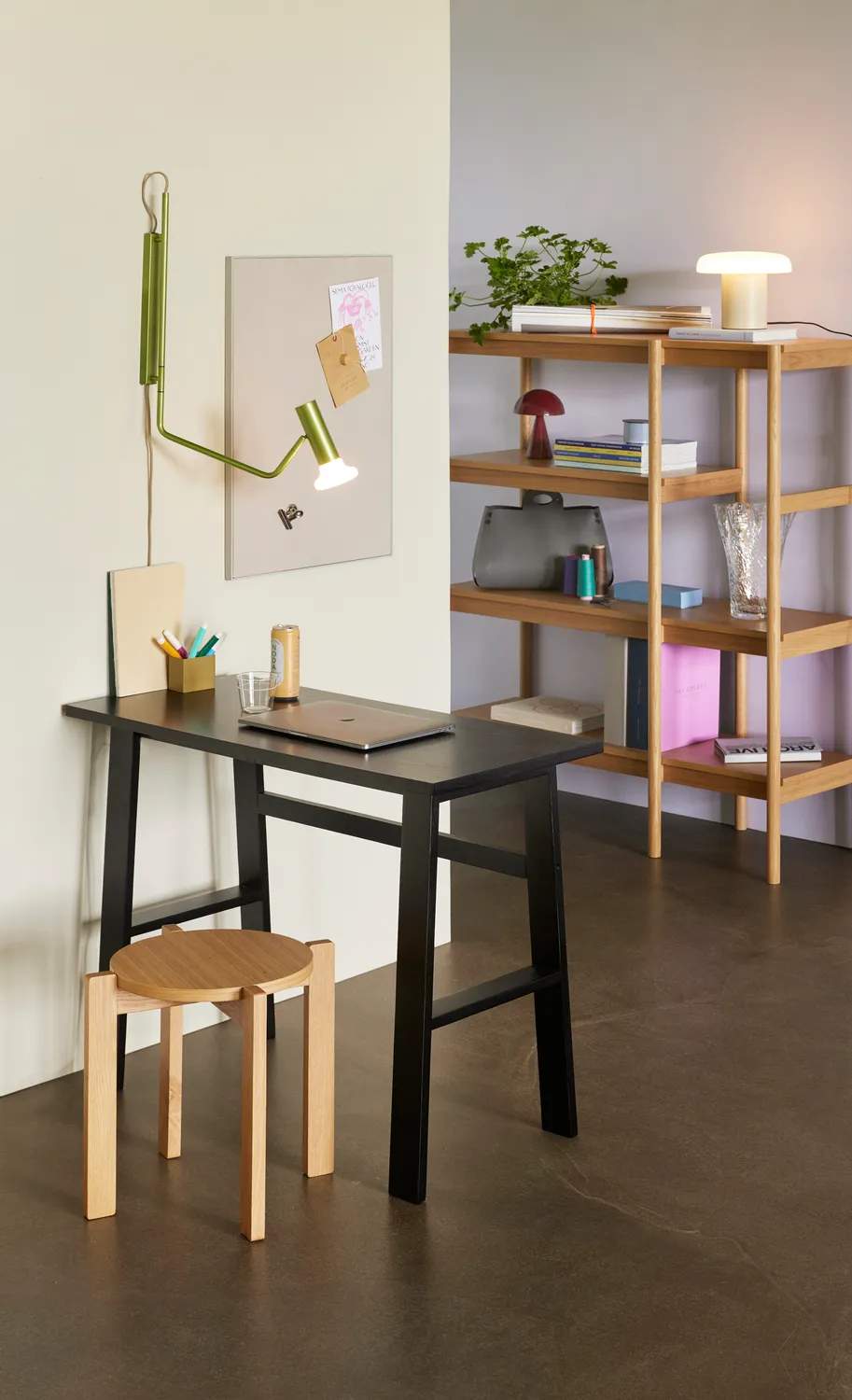 Hübsch Skriveborde Poke Skrivebord i Sort, 3