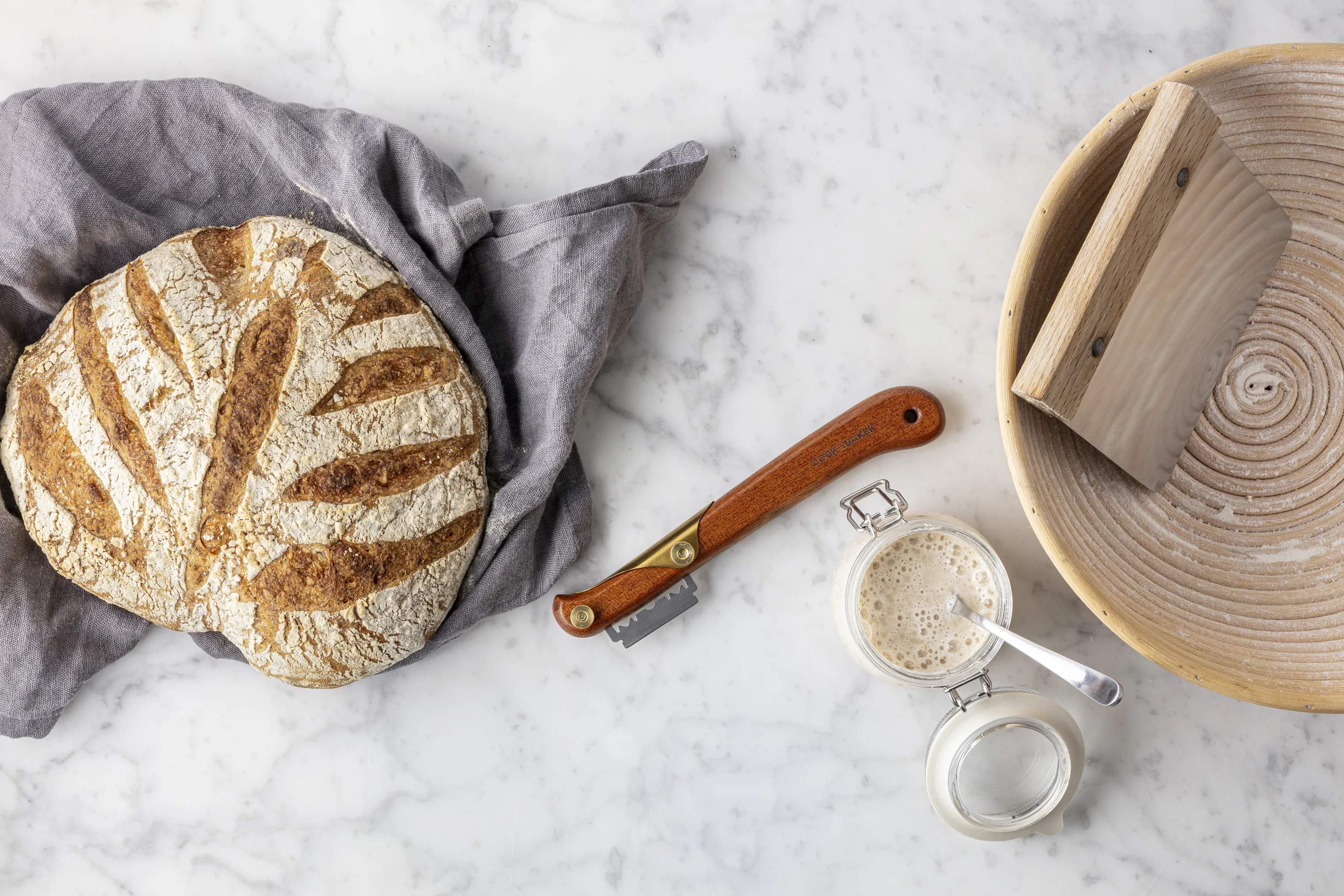 Cook & Baker Bageredskaber Dejsnitte i Brun, 2