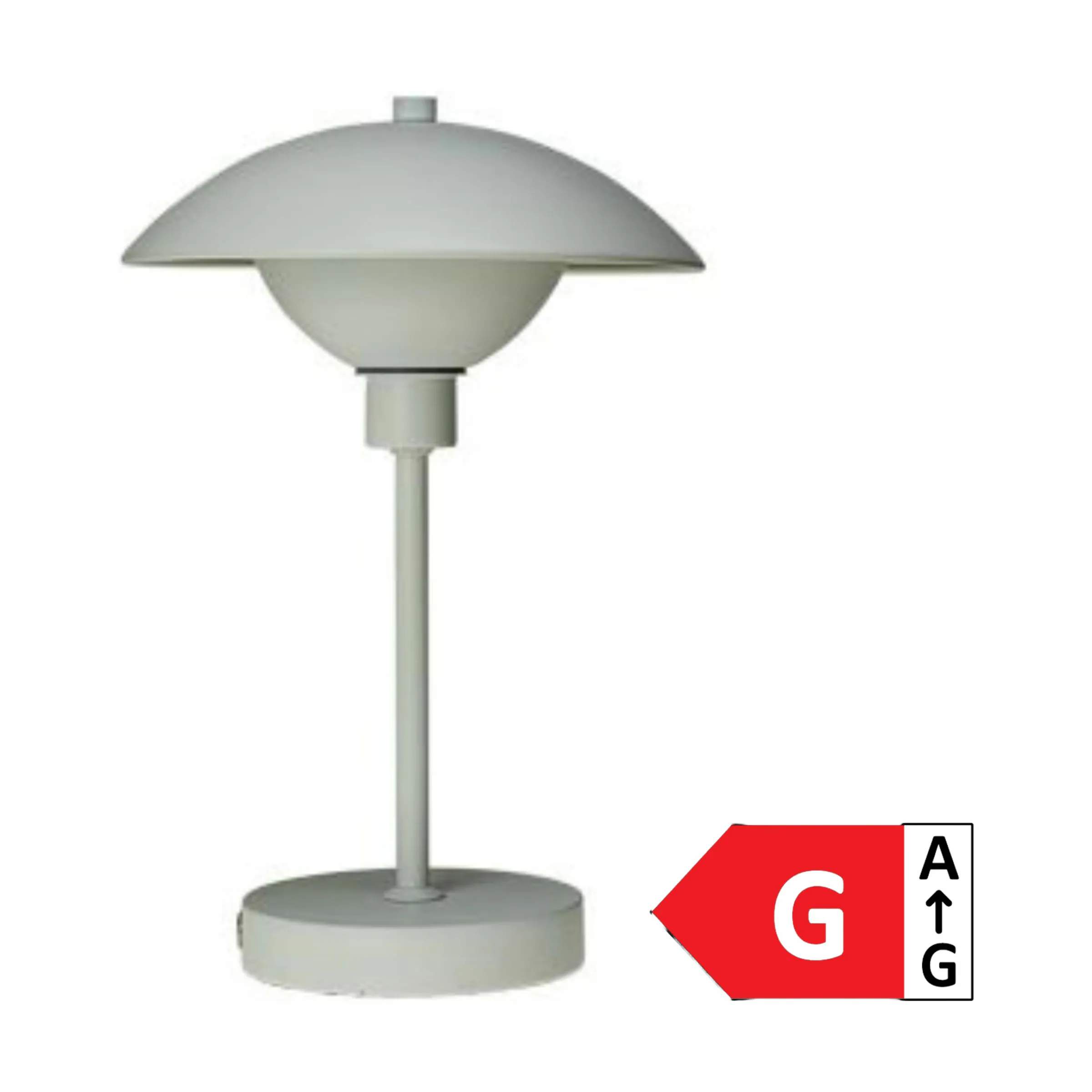 Dyberg Larsen Bordlamper Roma Bordlampe i Mat hvid, 1