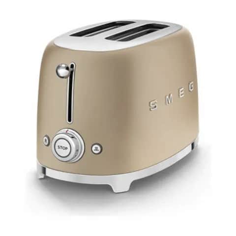 Smeg Brødristere 50's Style Brødrister i mat champagne, 3