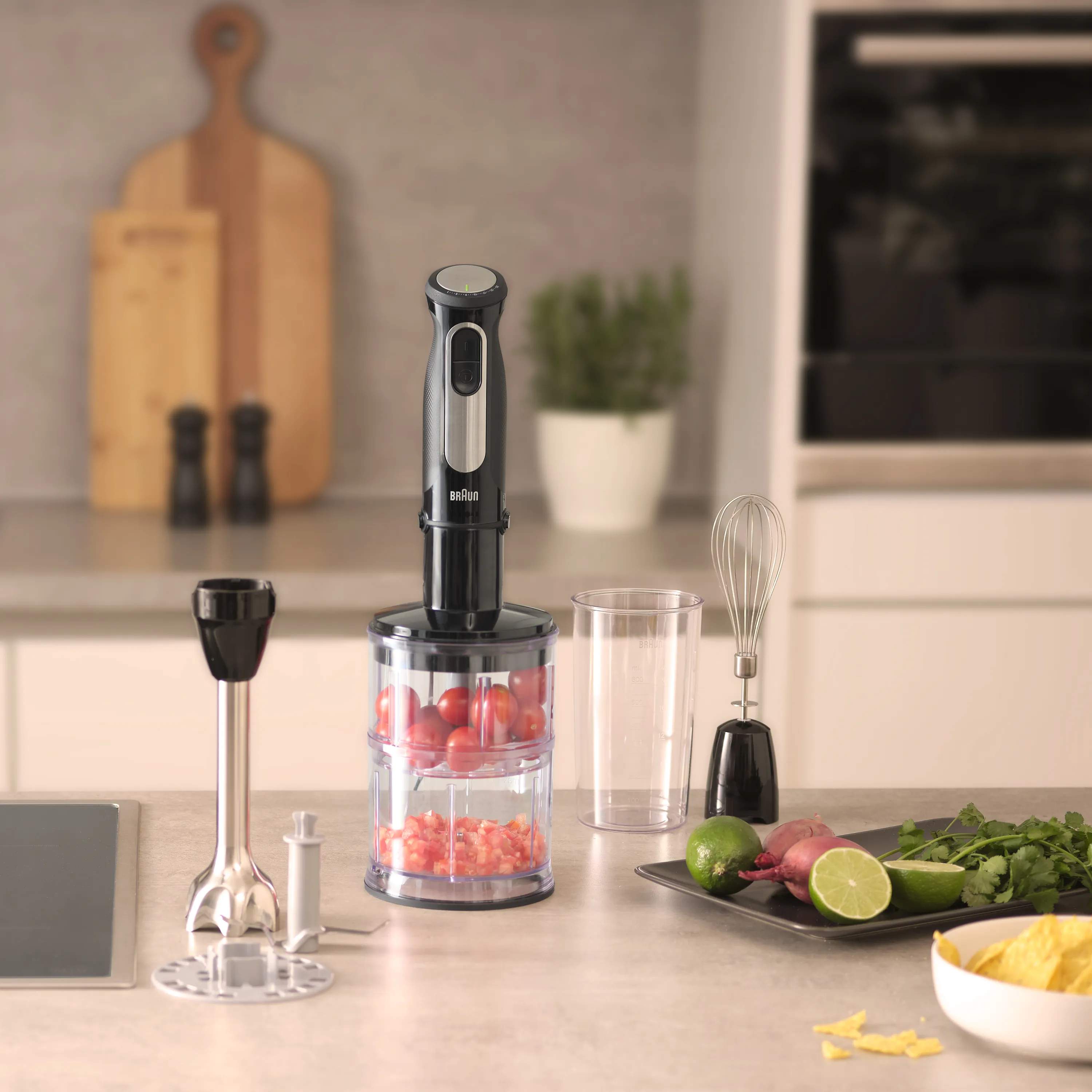 Braun Stavblendere Multiquick 5 Pro Stavblender MQ55254M - 5 dele i Sort/grå, 2