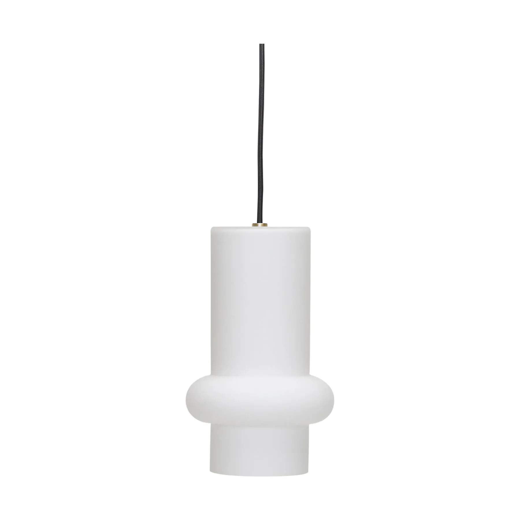 Hübsch Pendler Pilule Pendel i Hvid/Mat , Ring nederst, 1