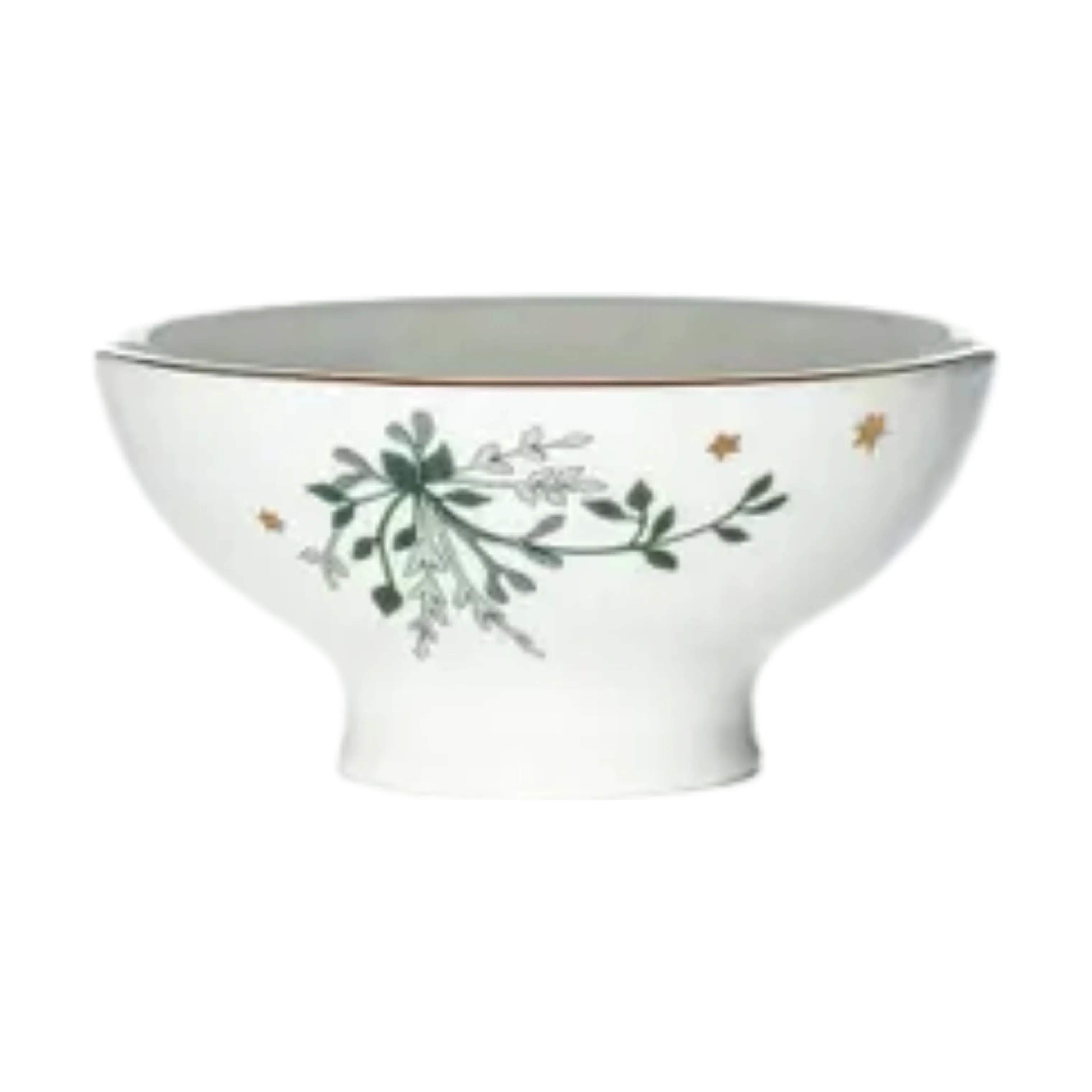 Jette Frölich Design Skåle Vinterstjerner Skål i Hvid, 11 cm, 1