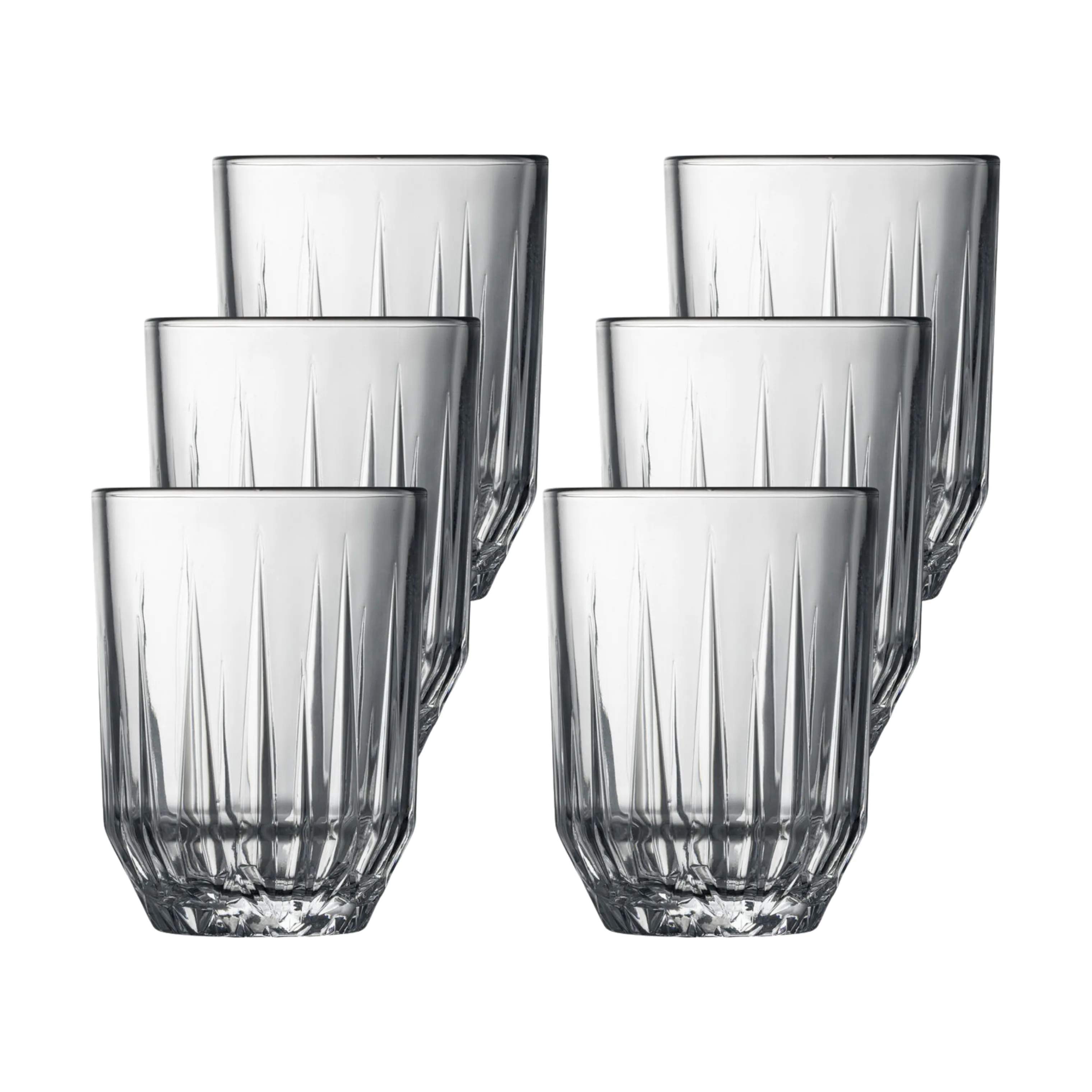 Lyngby Glas Vandglas Astrid Vandglas - 6 stk. i Klar, 1