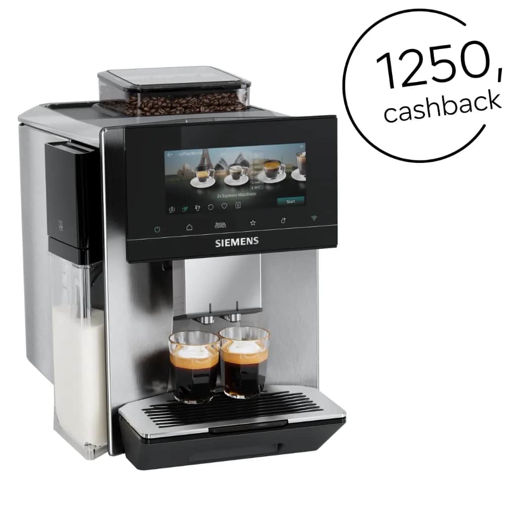 Siemens Espressomaskiner EQ900 Plus iAroma Espressomaskine i Grå, 1