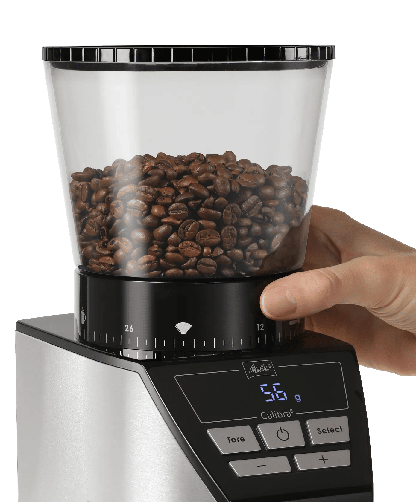 Melitta Kaffekværne Calibra Kaffekværn i Stål/sort, 4