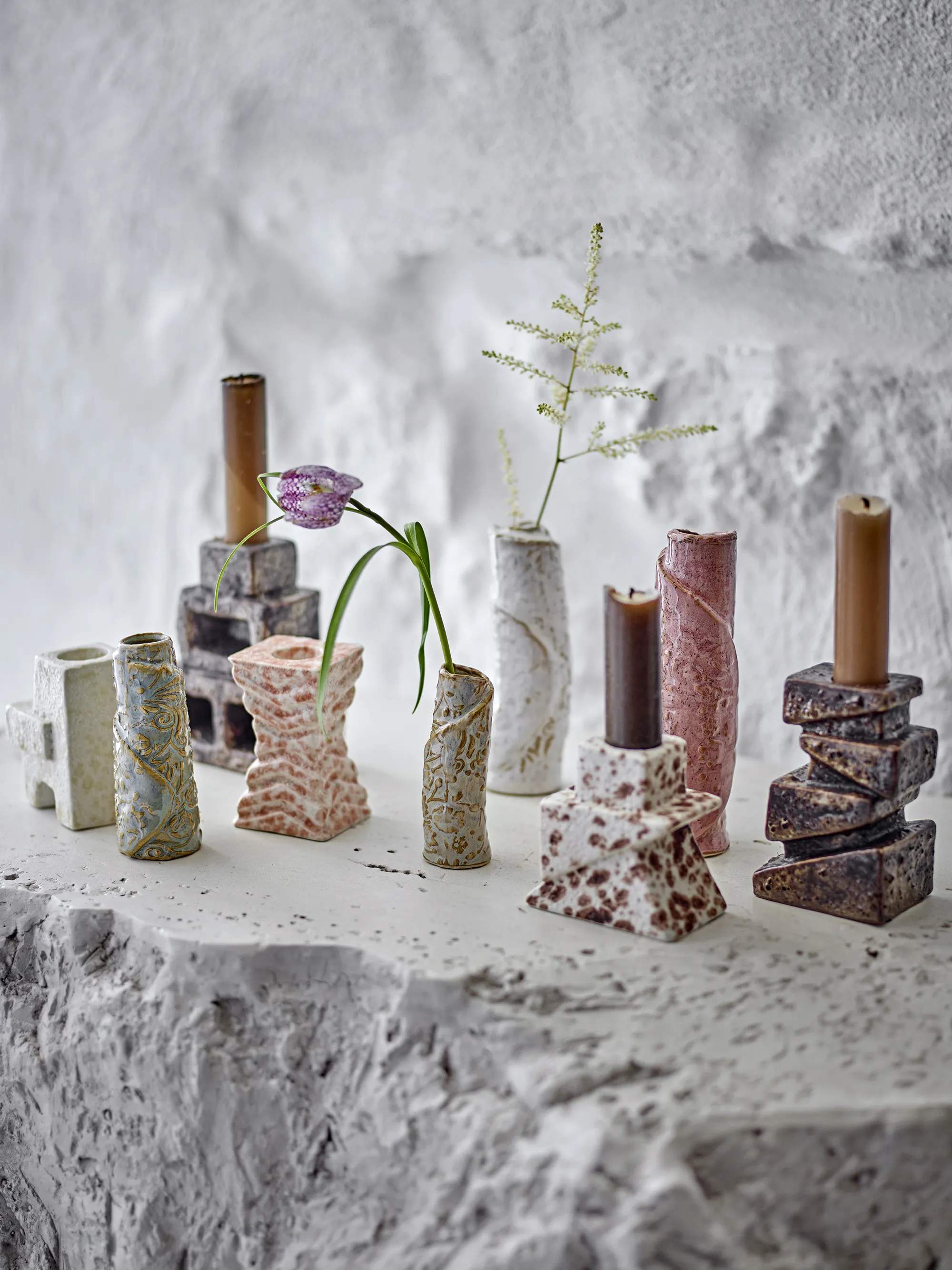 Bloomingville Vaser Vase sæt Temple - 4 stk. i Brun, 3