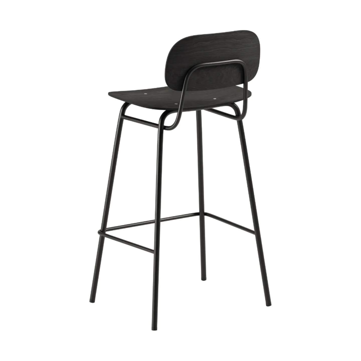 SACKit Barstole Frame Bar Stool Frame Barstol i Sort, 73 cm, 3