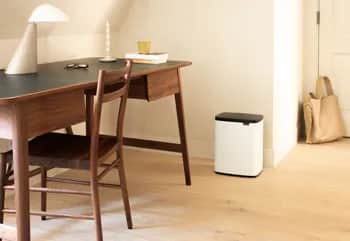 Brabantia Spande uden pedal BO Affaldsspand i White , 12 L, 2