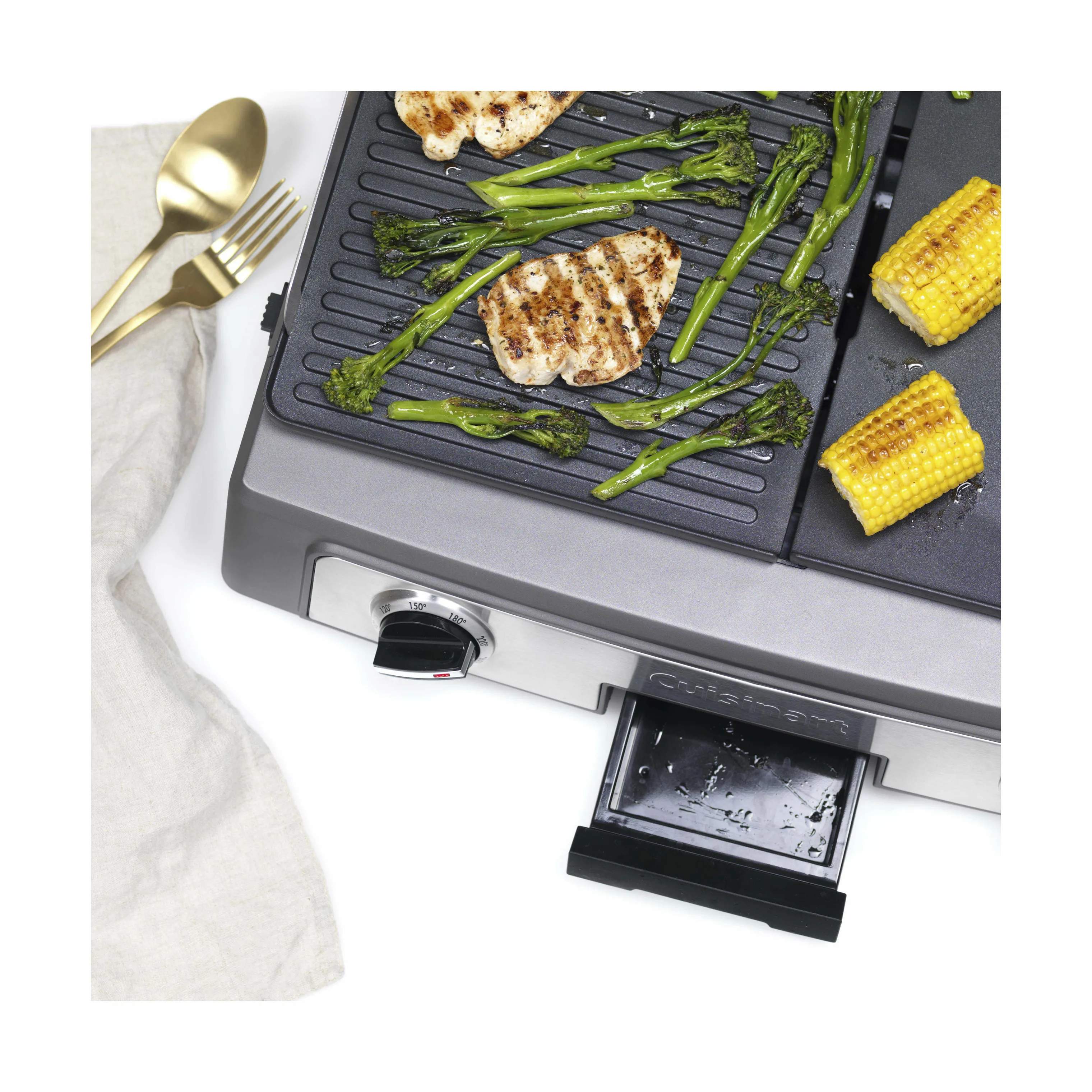 Cuisinart plancha grill Core Collection Plancha Elite Bordgrill PL50E i Grå, 5
