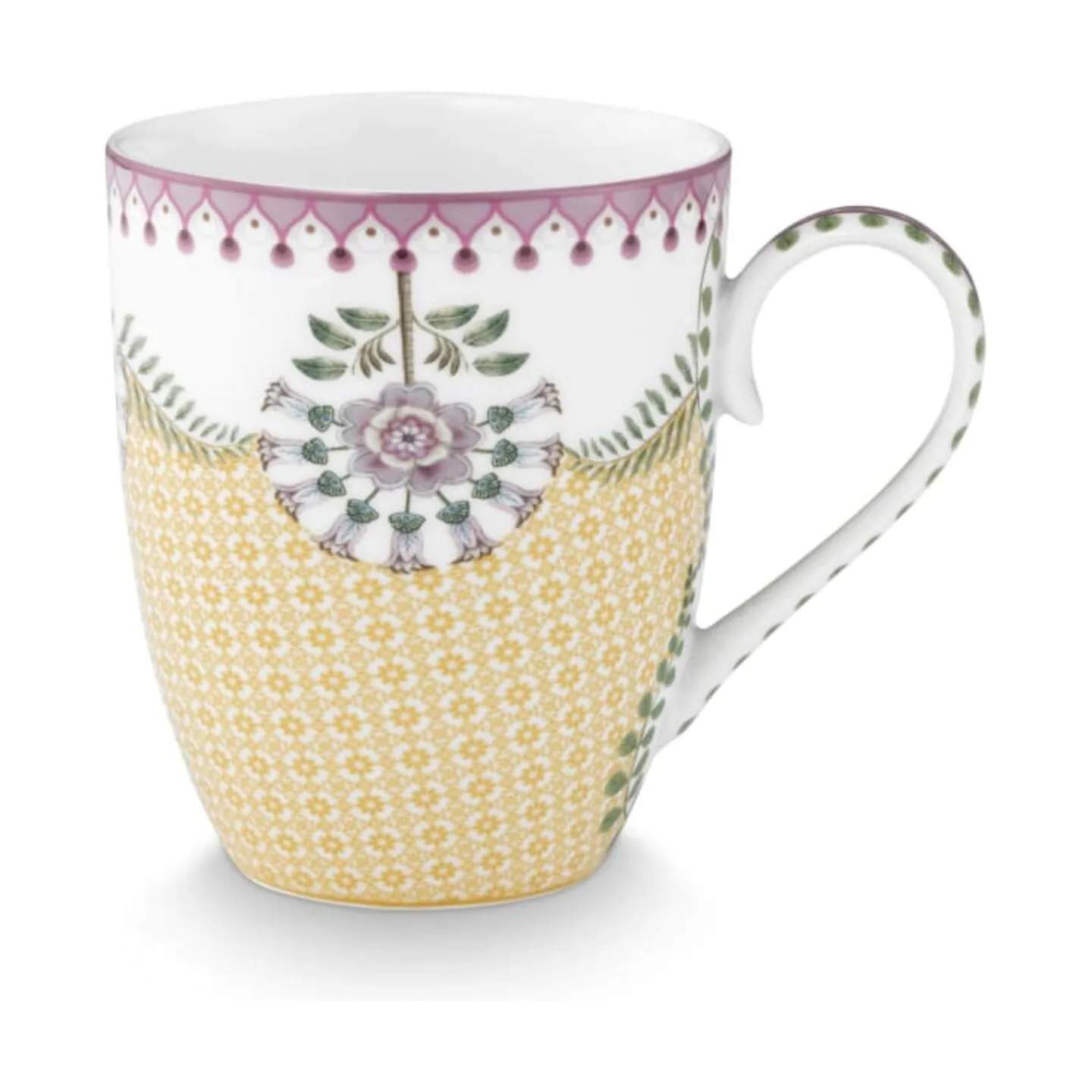 PIP Studio Krus og kopper med hank Lily & Lotus Krus i Yellow, 1