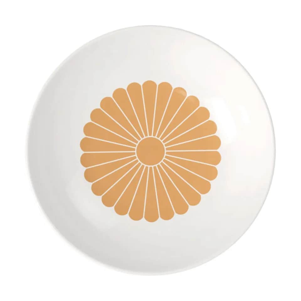 Villeroy & Boch Pastatallerkener Fleur Soleil Pastatallerken i Hvid/orange, 4