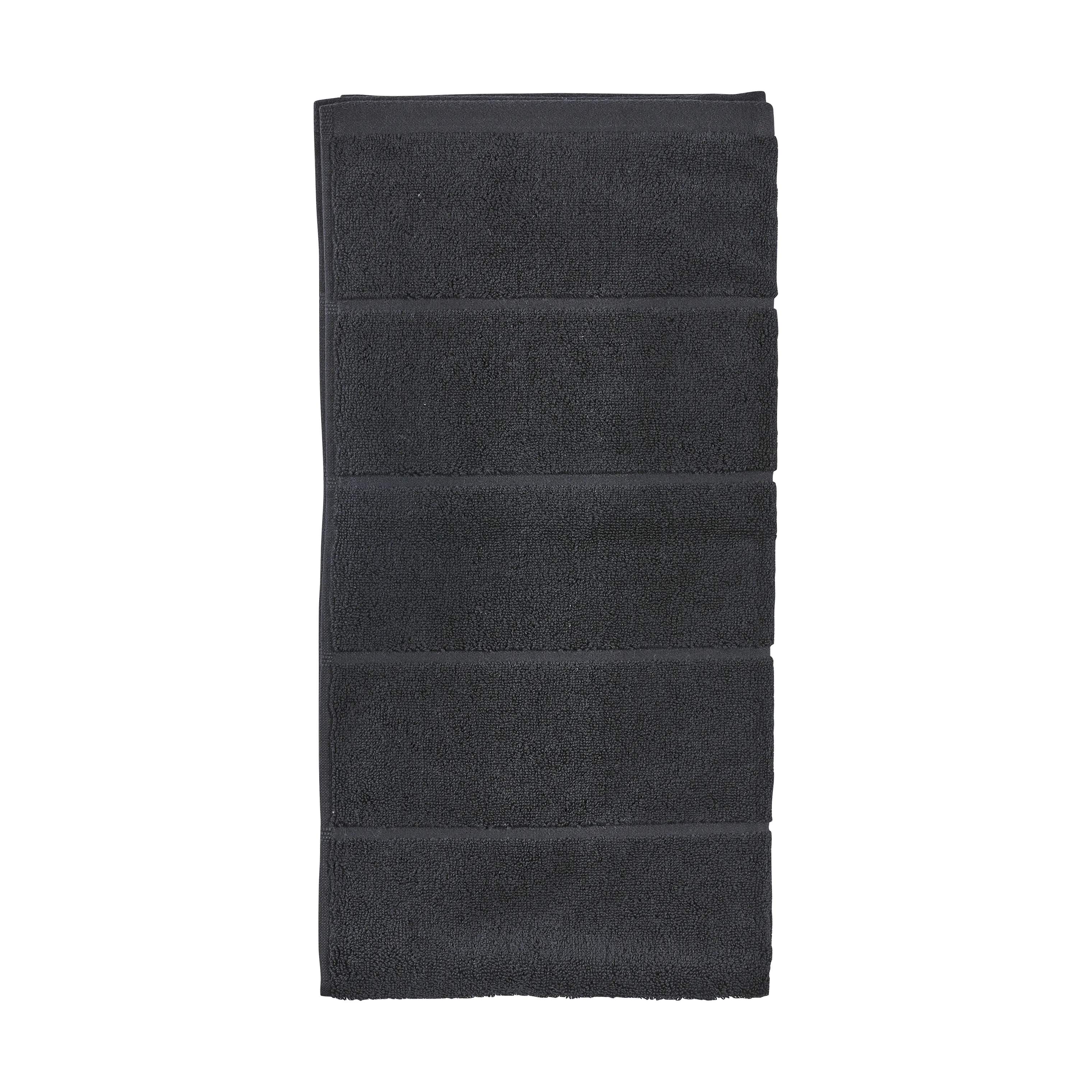 Zone Håndklæder Sauna Håndklæde i Sort, B50 x L100 cm, 1