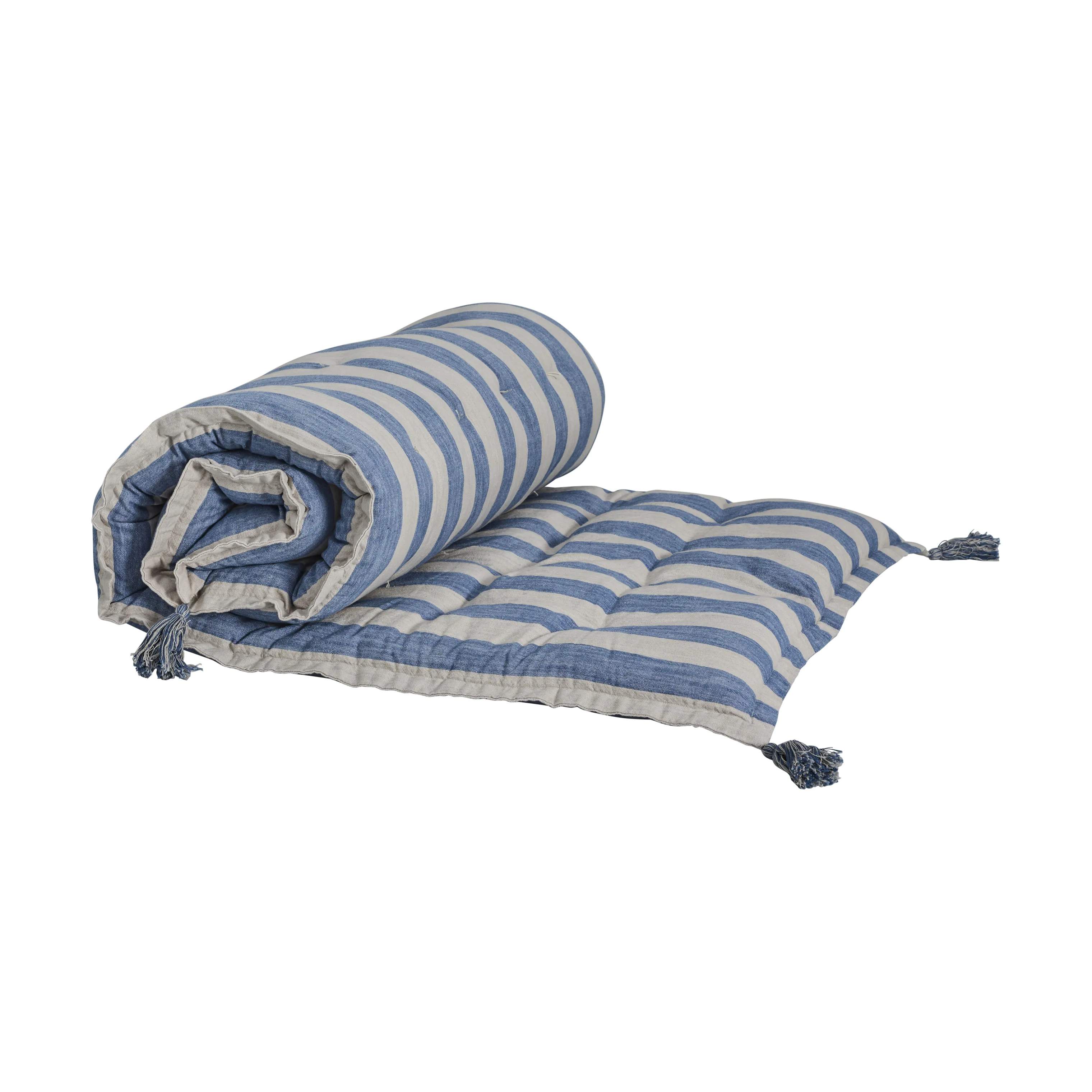 Lene Bjerre Havehynder Felima Rullemadras i Blå/sandfarve, 1