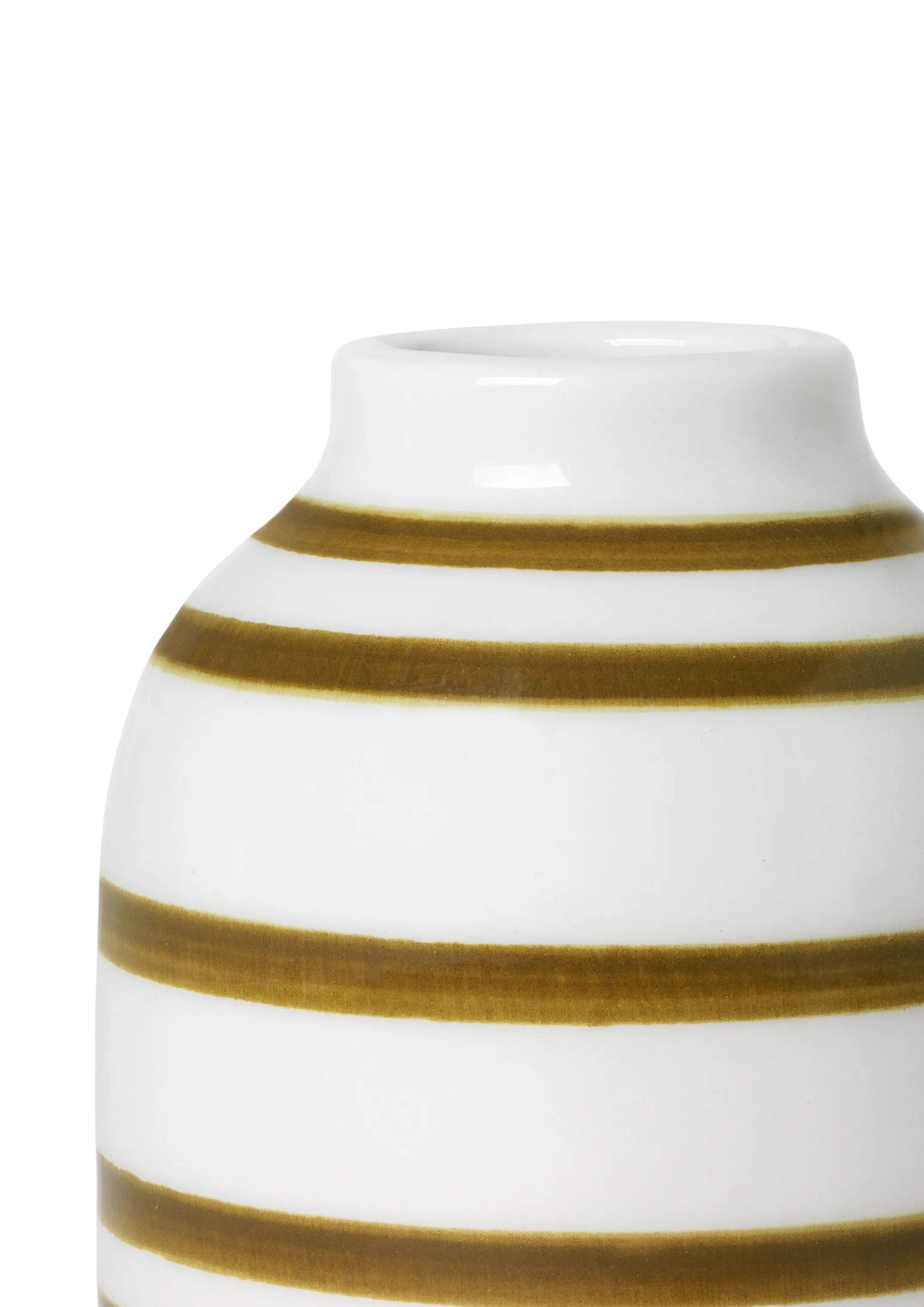 Kähler Vaser Omaggio Vase - 3 stk. i olivengrøn, 8,5 cm, 2