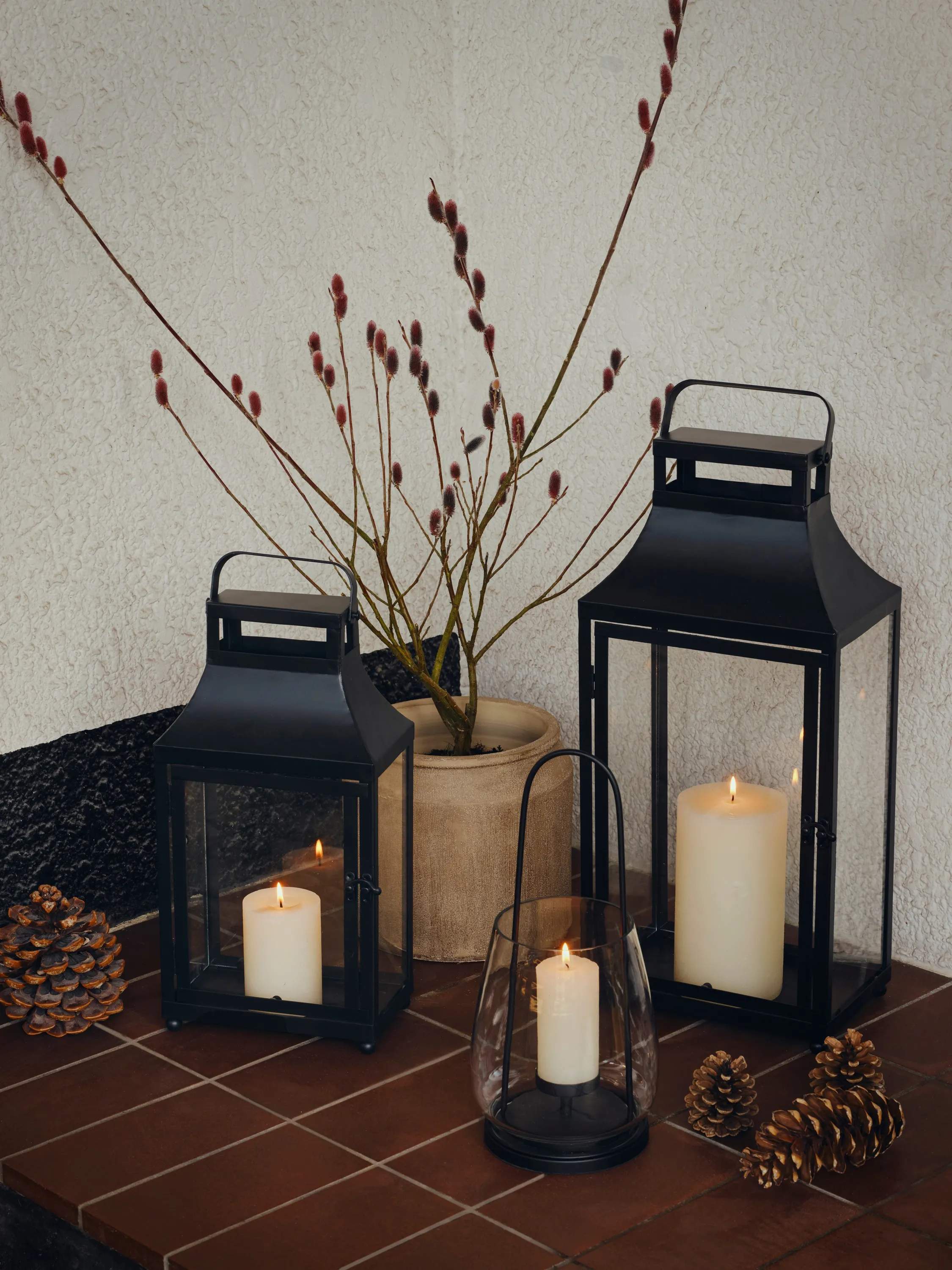 Broste Copenhagen Lanterner Nilo Lanterne i Sort, 2