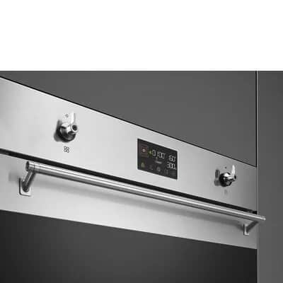 Smeg Indbygningsovne Classic Indbygnings mikro-kombiovn SO6302M2X i Stål, 4