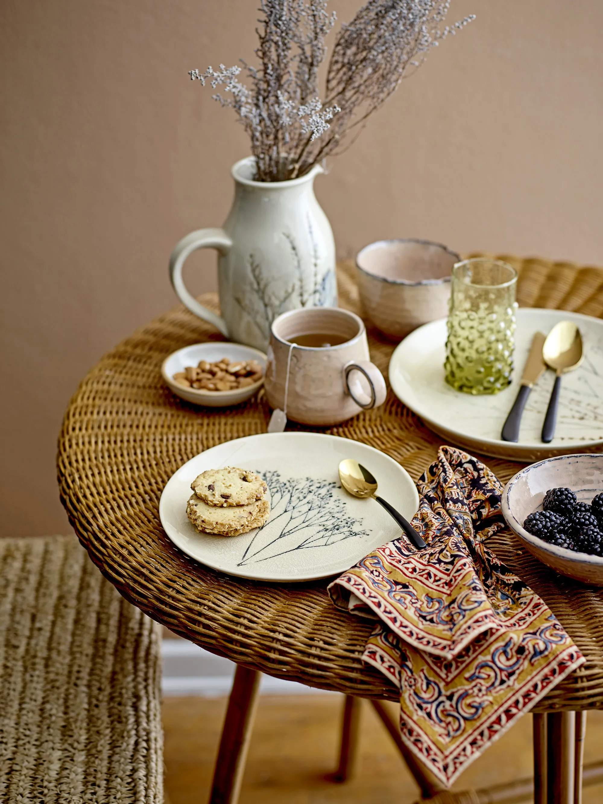 Bloomingville Frokosttallerkener Bea Tallerken i Natur, 3