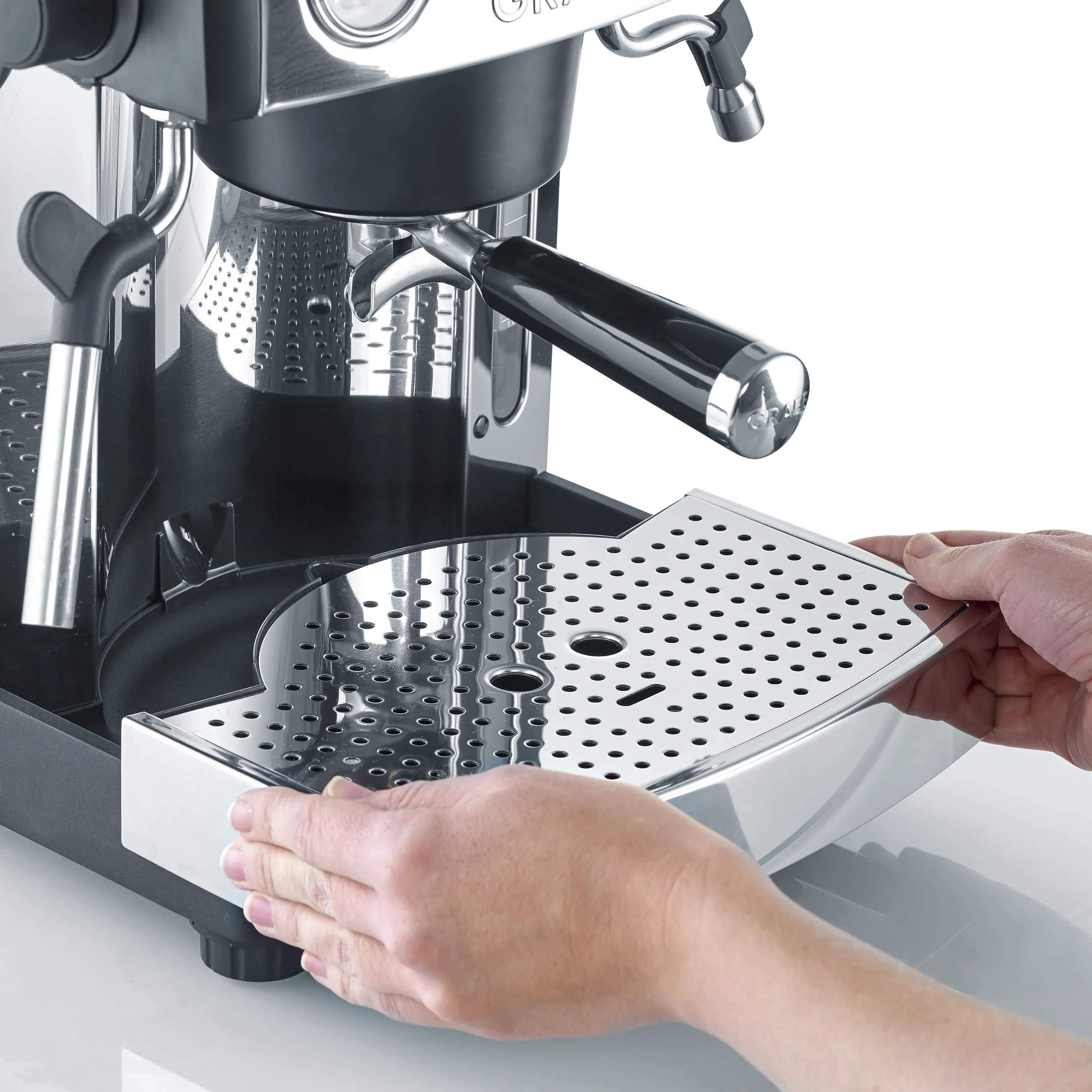 Graef Espressomaskiner Espressomaskine GRES902EU i Stål/Sort, 3