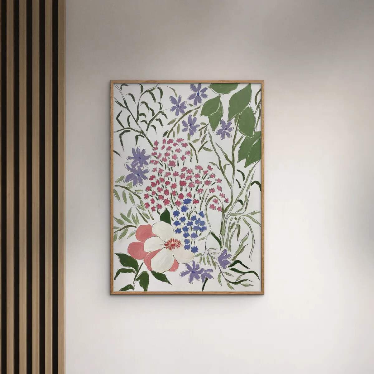 Poster&Frame Plakater Plakat - Summer Blossoms i B50 x L70 cm, 2