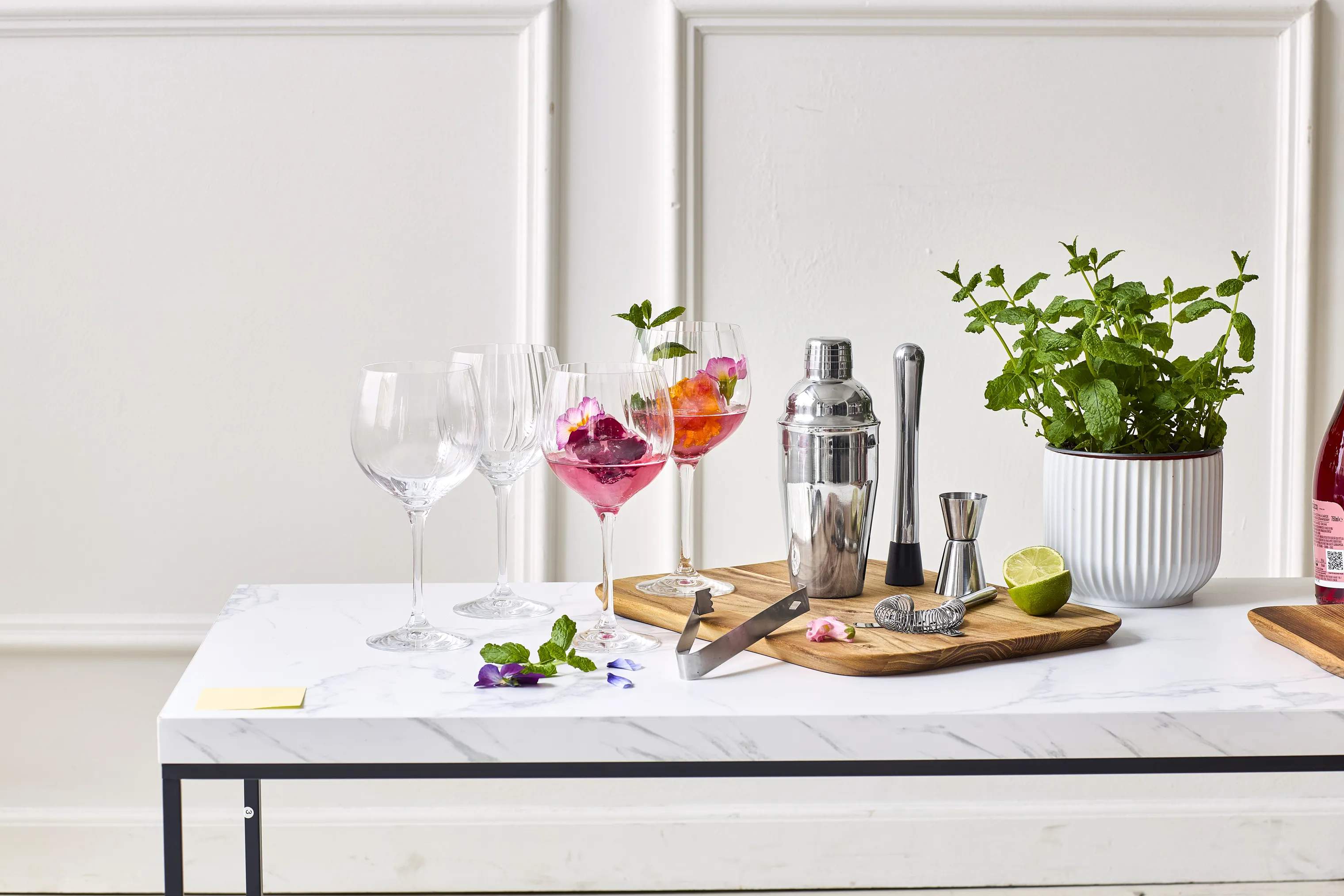 Lyngby Glas Ginglas Olivia Gin & Tonic Glas - 4 stk. i Klar, 5