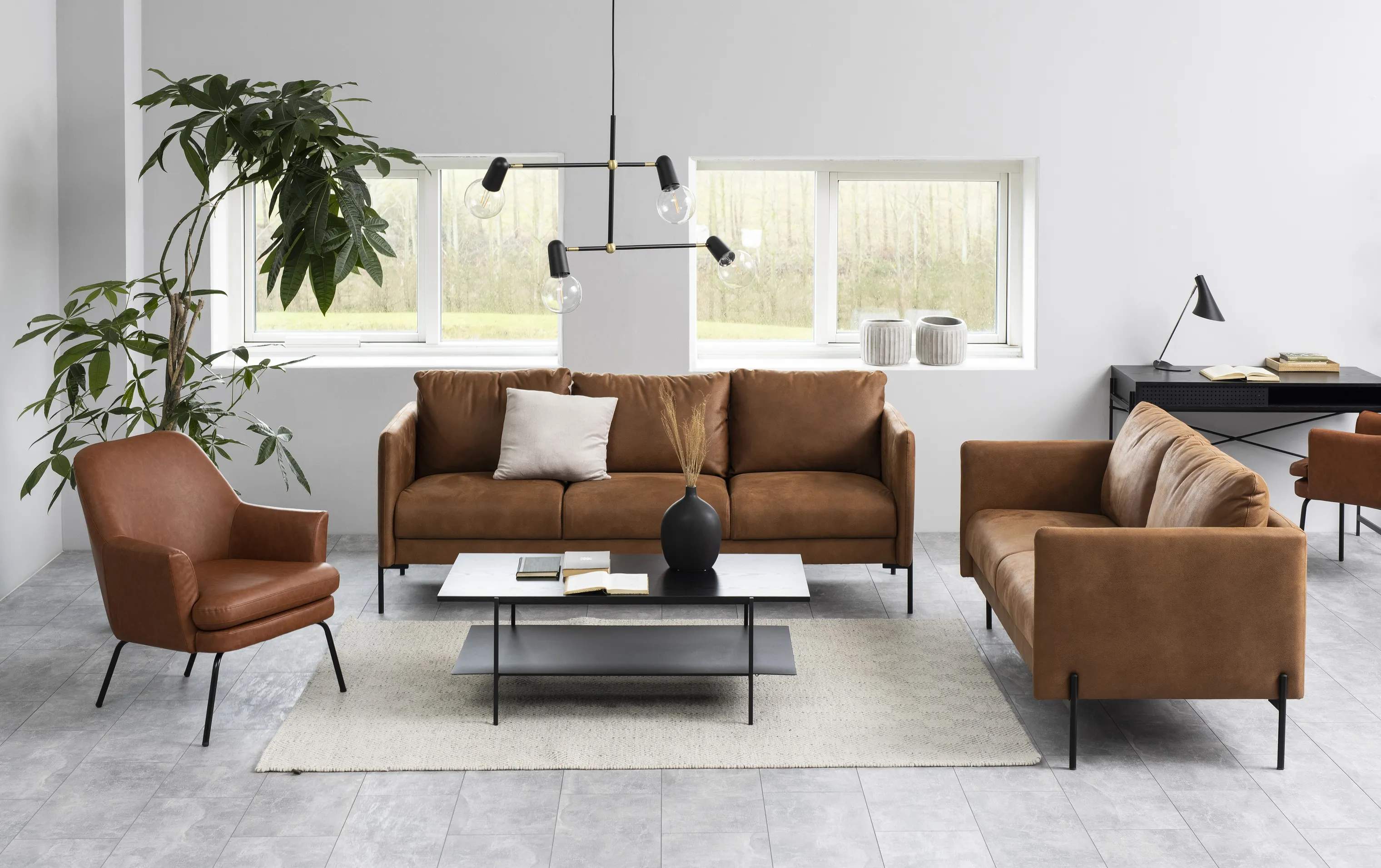 CASA Living Sofaborde Angus Sofabord i Sort, 3