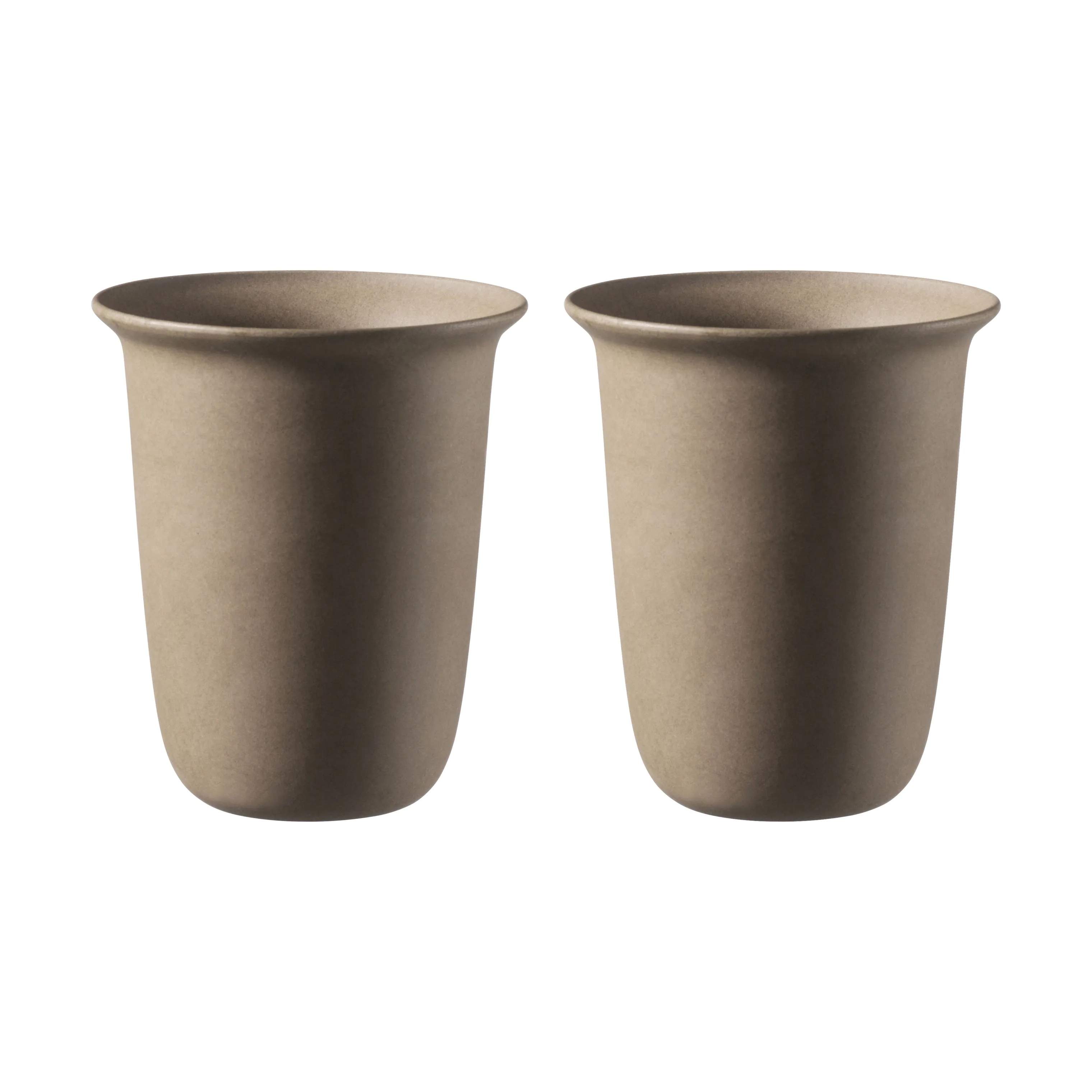 V34 Ildpot Krus - 2 stk., brun, large