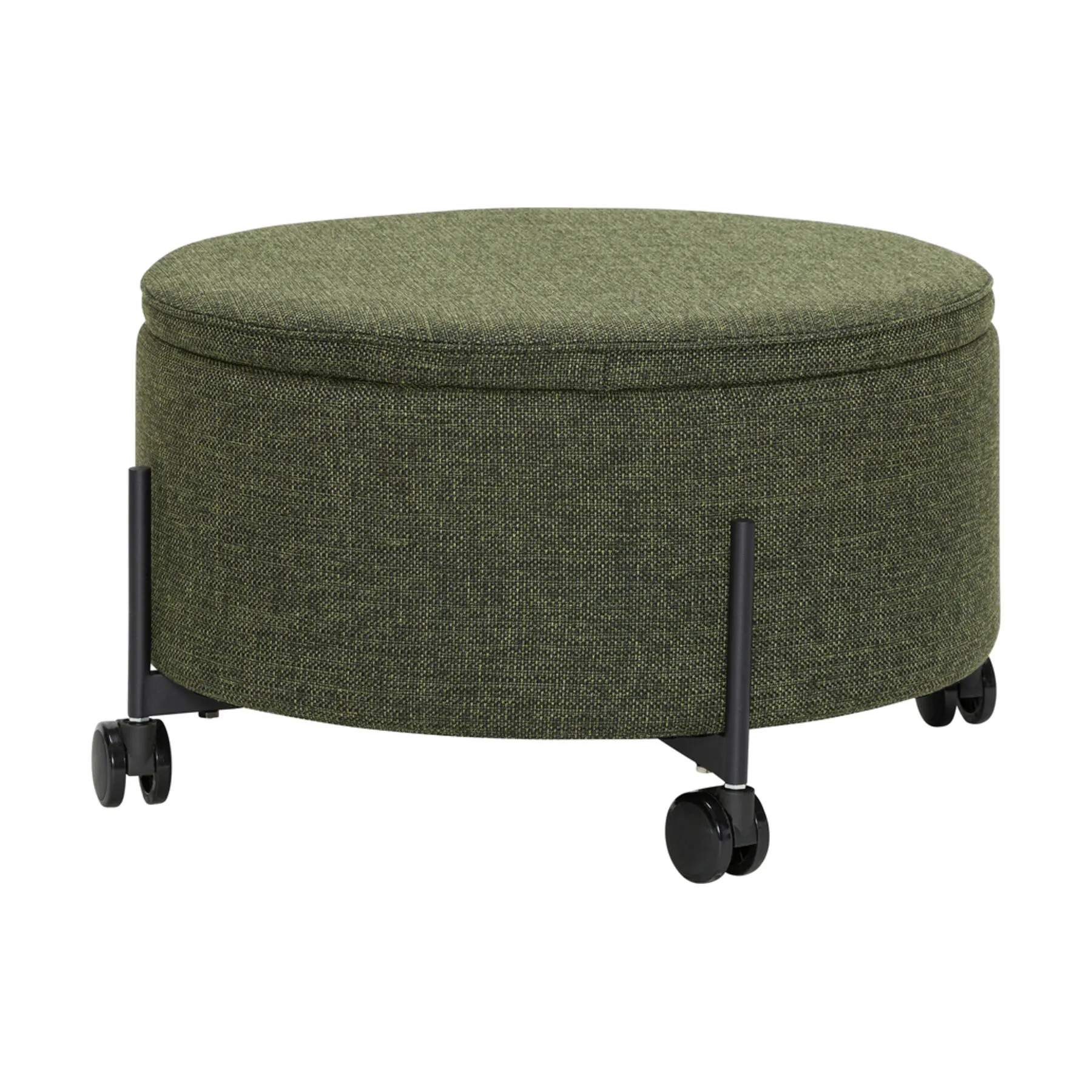 Hübsch Puffer Contain Puf i Grøn, 1