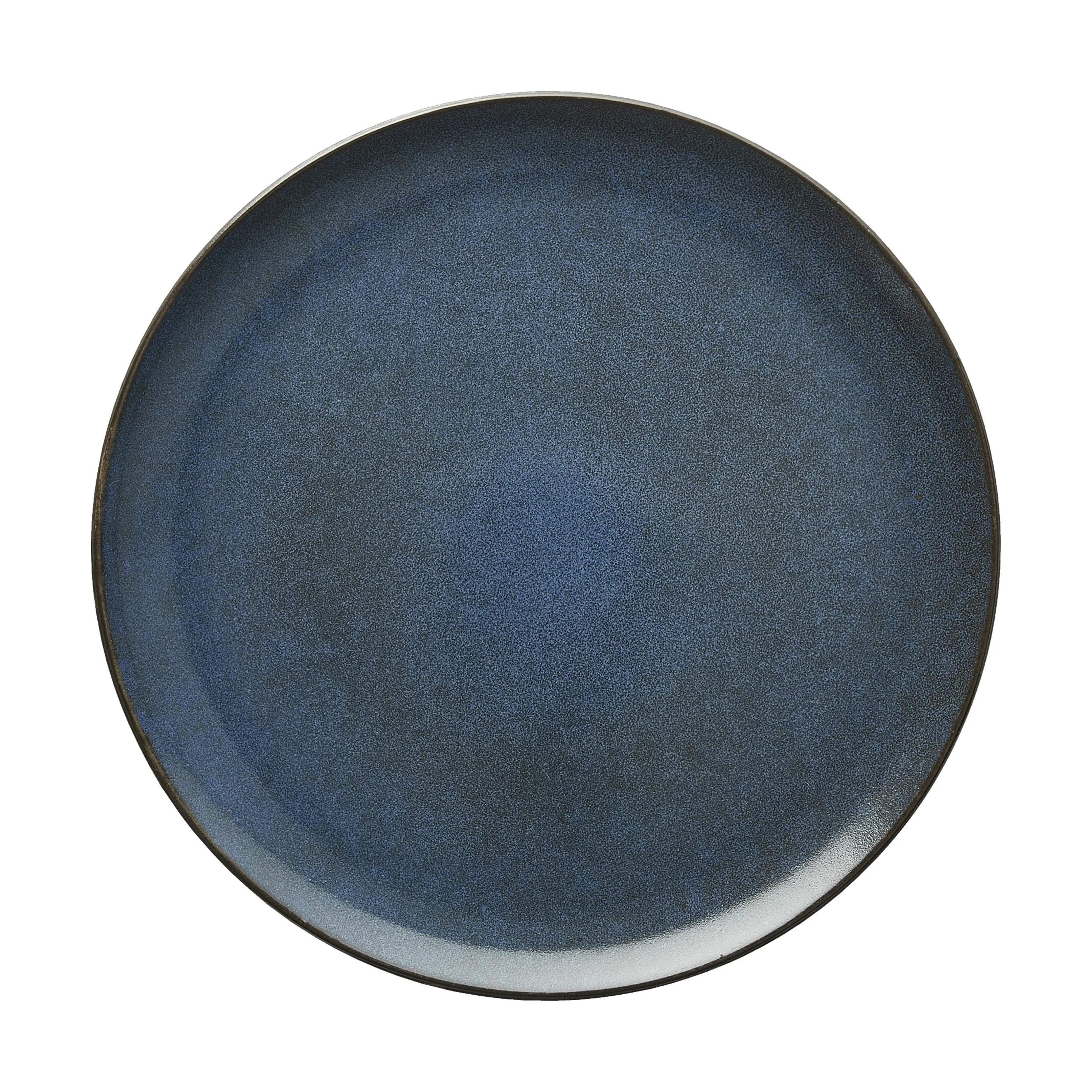 Frokosttallerken, midnight blue, large