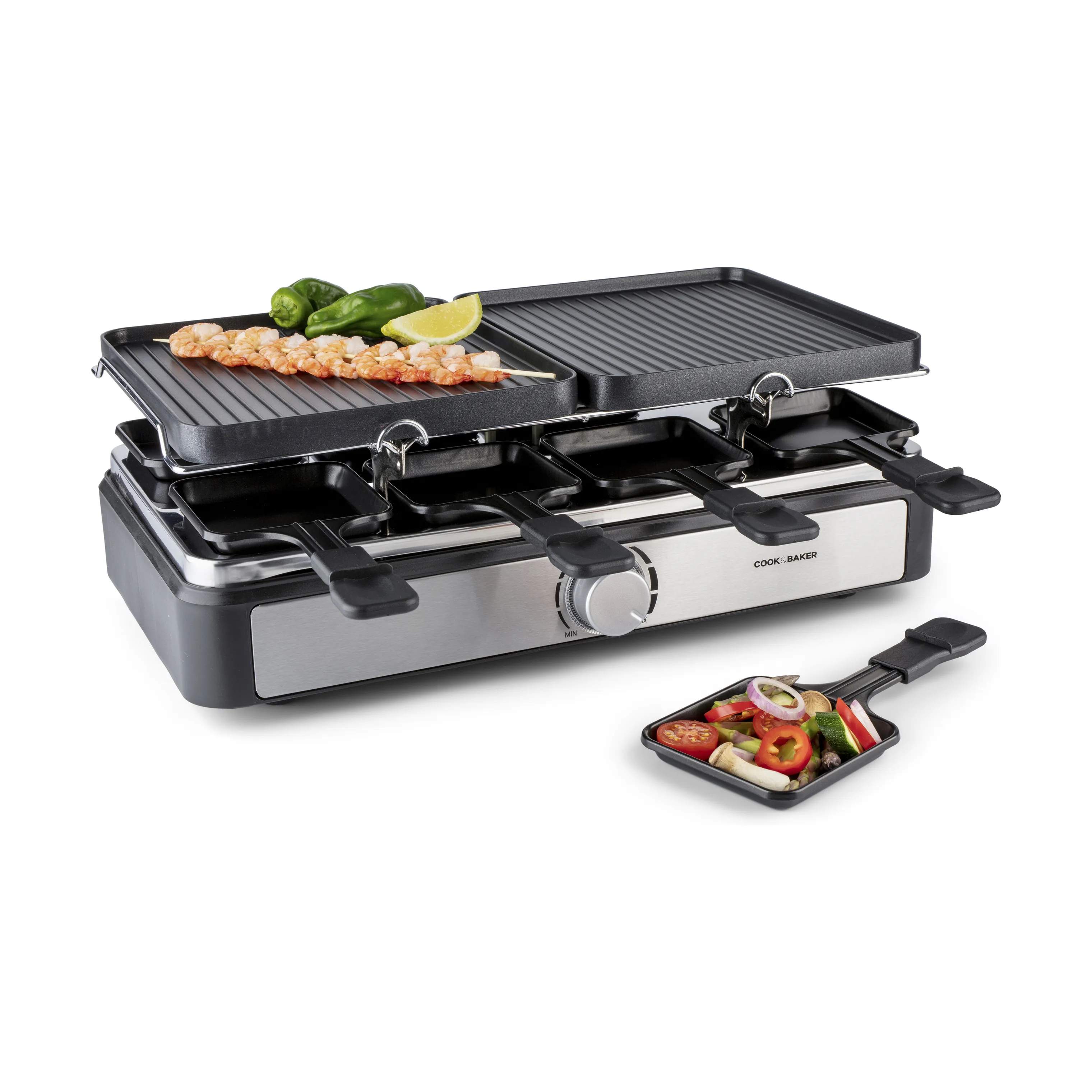 Cook & Baker Racletter Raclette i Sort, 3