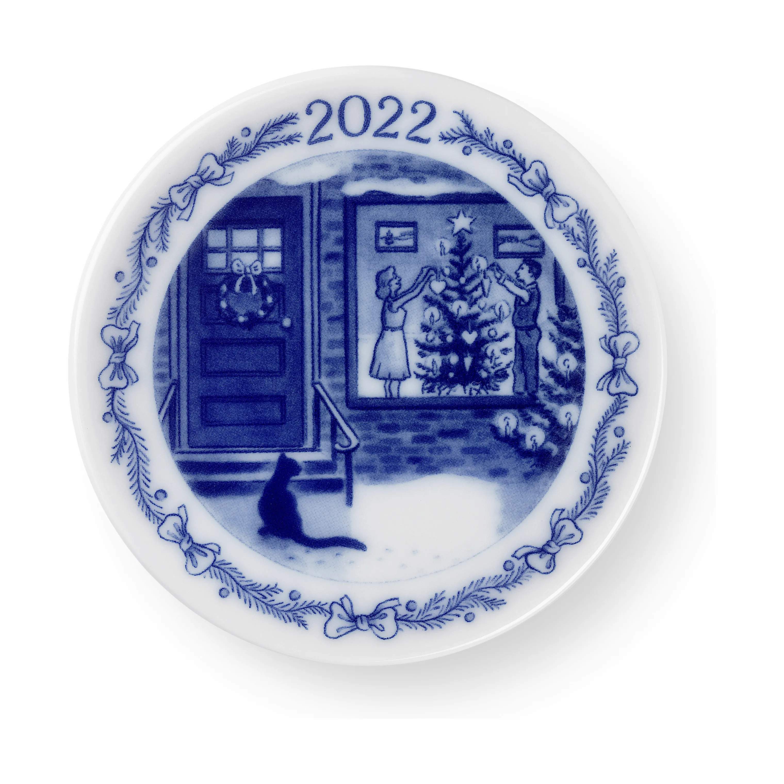 Juleplakette 2022 - Juletræet pyntes