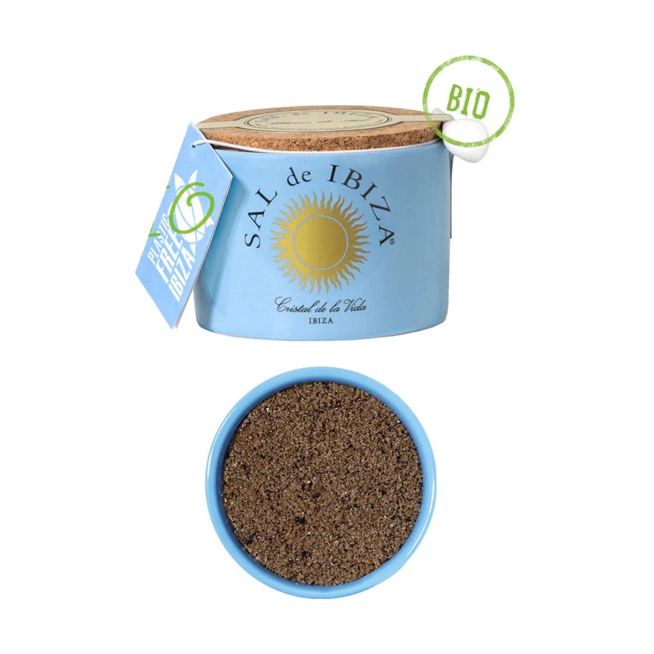Sal de Ibiza Krydderier Sel de Ibiza Fleur De Sel Mar Blau Havsalt i Hvid, 2