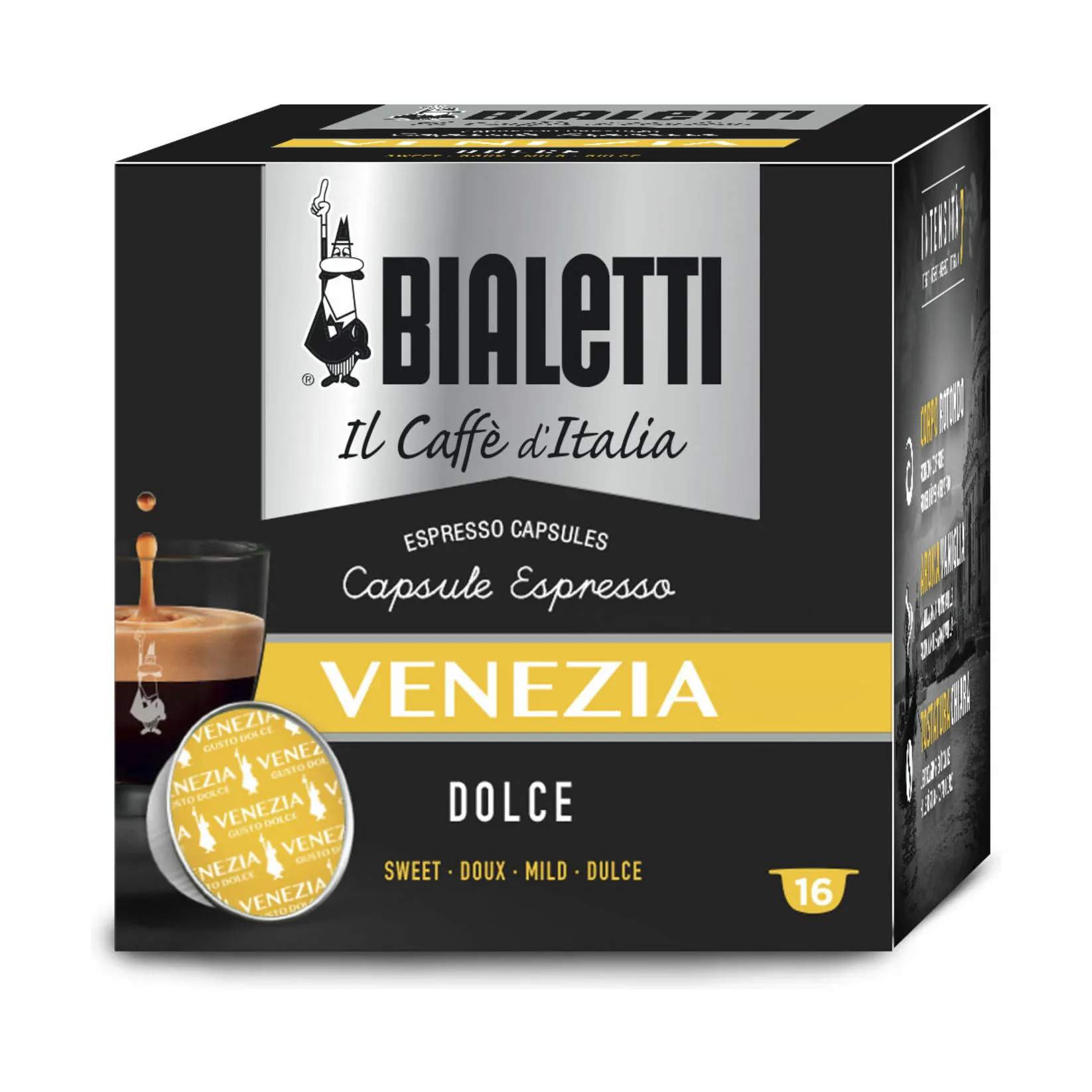 Bialetti kaffe Venezia Kaffekapsler